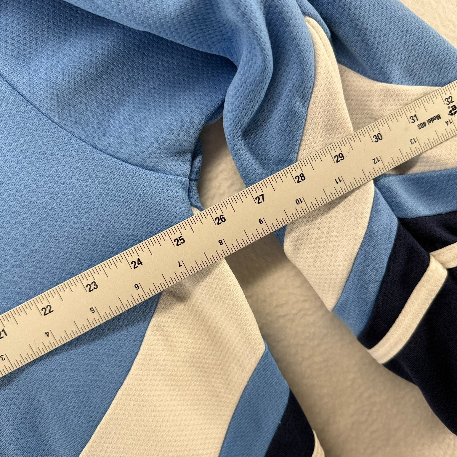 Vintage Vintage Southern Maine Wave Hockey Jersey Men's Large Blue Size US L / EU 52-54 / 3 - 6 Thumbnail