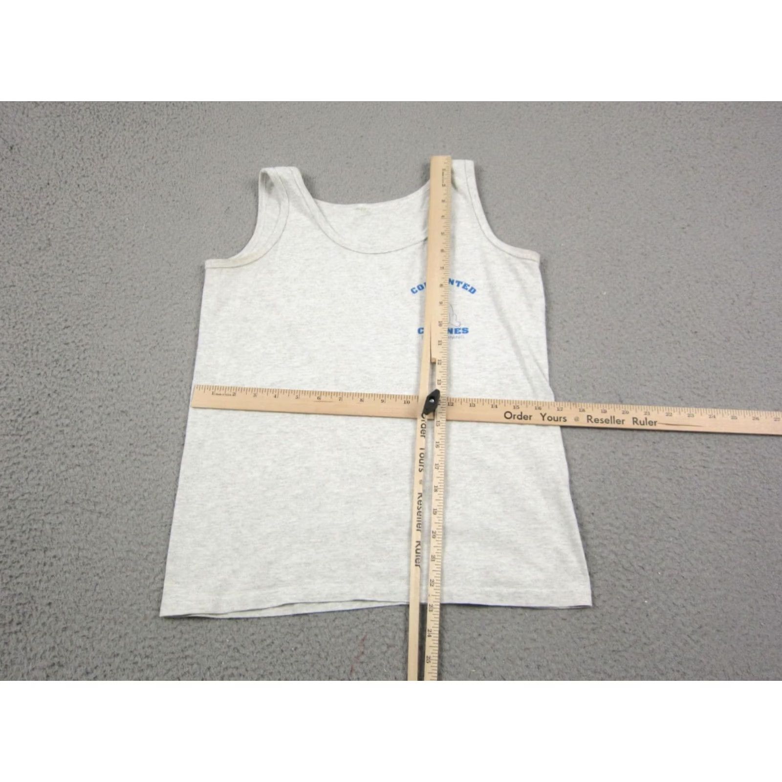 Vintage VINTAGE Tank Top Womens S Gray 90s Retro Dog Contented Canines Basic Sleeveless Scoop Neck Pullover Casual Workwear Mens Womens Girls Boys? Size S / US 4 / IT 40 - 7 Thumbnail