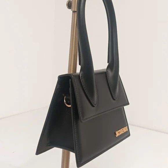Jacquemus Jacquemus Le Chiquito Moyen Top-Handle Leather Bag - Black Size ONE SIZE - 7 Thumbnail