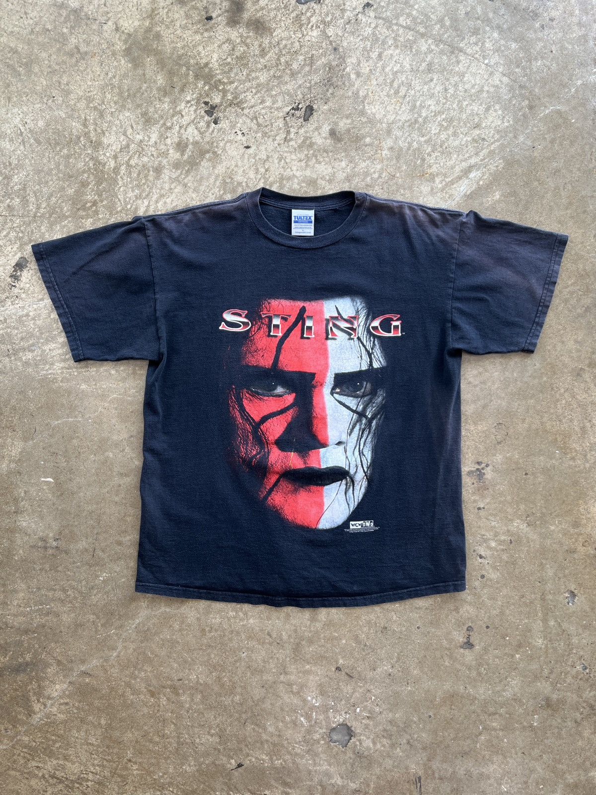 WCW/nWo Vintage 1998 Sting WCW NWO Wrestling Face Tee XL Size US XL / EU 56 / 4 - 2 Thumbnail