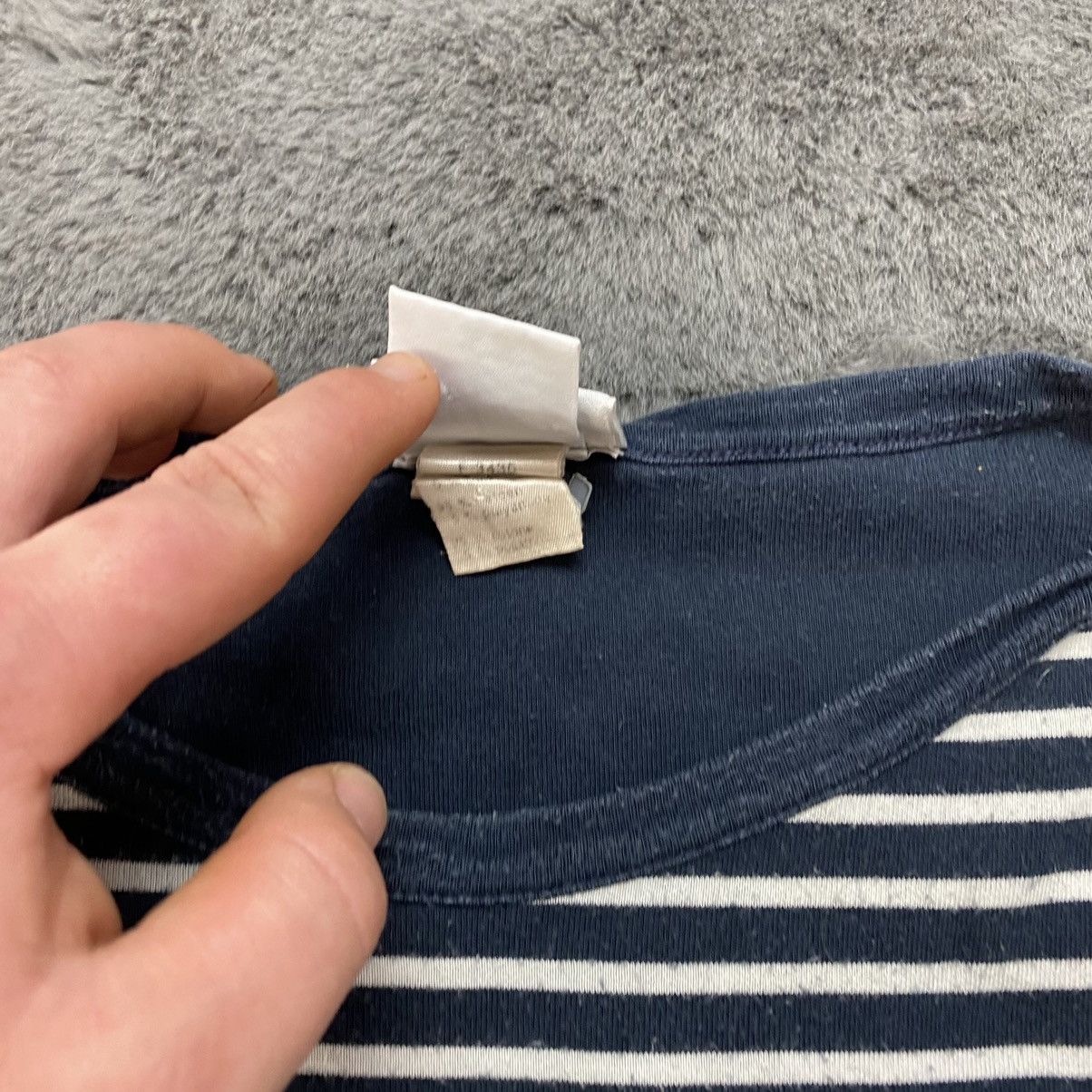 Japanese Brand × Lacoste Vintage Lacoste Sweater Striped Mini Logo Avant Garde Luxury Size US M / EU 48-50 / 2 - 10 Thumbnail