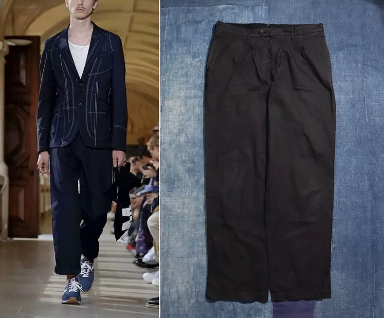 Junya Watanabe Junya Watanabe CDG Washed Casual Pants - dmc Size US 31 - 1 Thumbnail