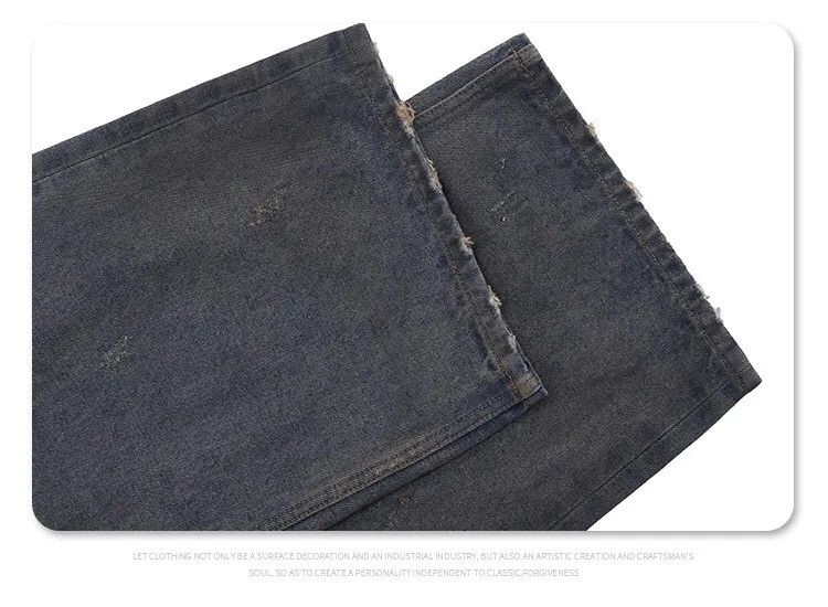 Japanese Brand × Vintage Ripped jeans reverse pocket Size US 33 - 10 Thumbnail