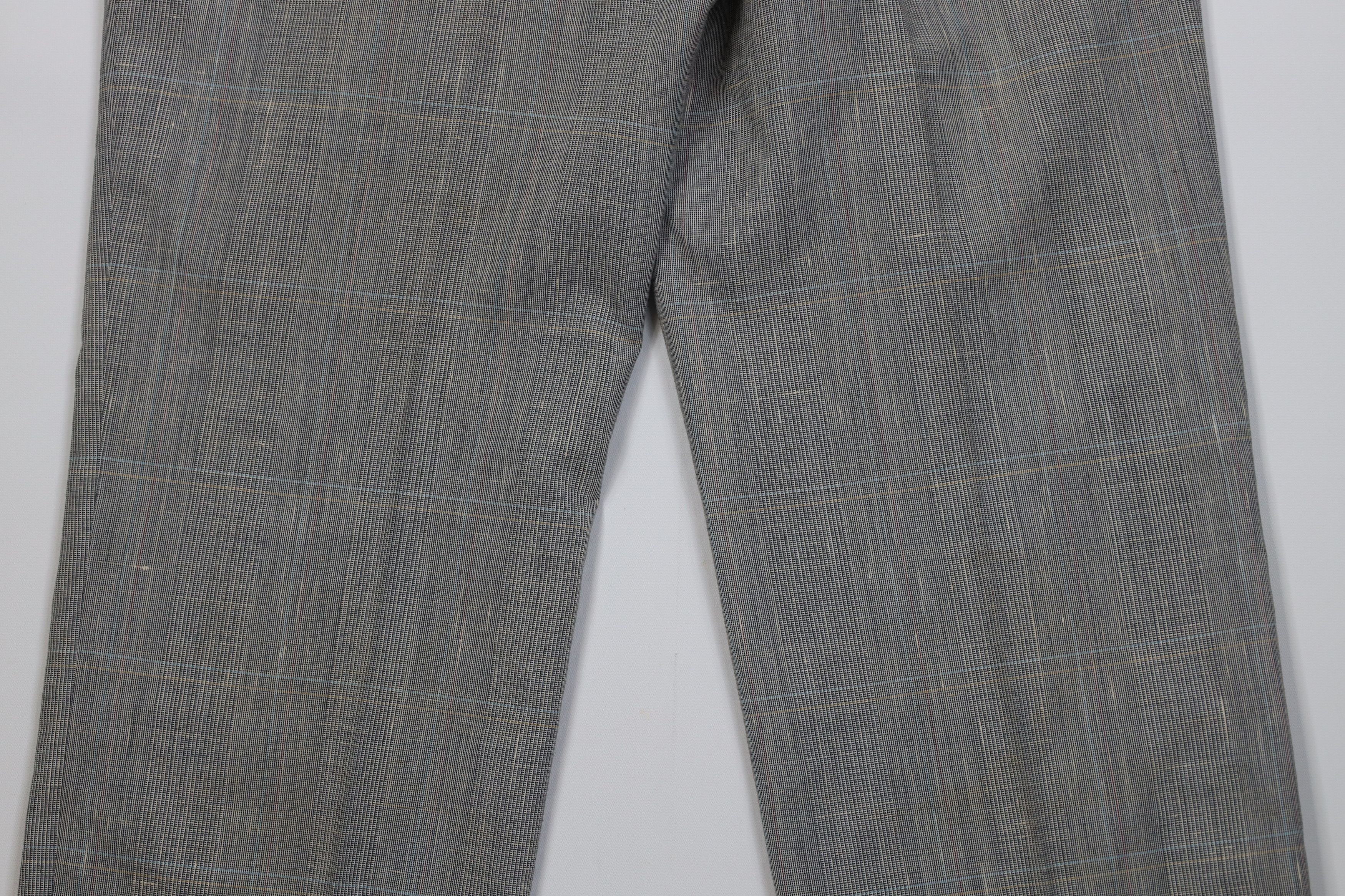 Vintage Vintage 60s 70s Houndstooth Wool Wide Leg Chino Pants USA Size US 36 / EU 52 - 10 Thumbnail