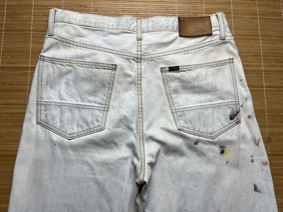 Filson Filson Garment indigo dyed denim paint spater Size US 33 - 13 Thumbnail