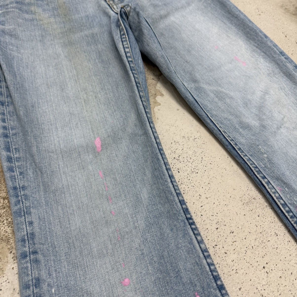 Levi's Vintage Y2K Levis W317 Flare Paints Designer Inspired Pants Size 30" / US 8 / IT 44 - 6 Thumbnail