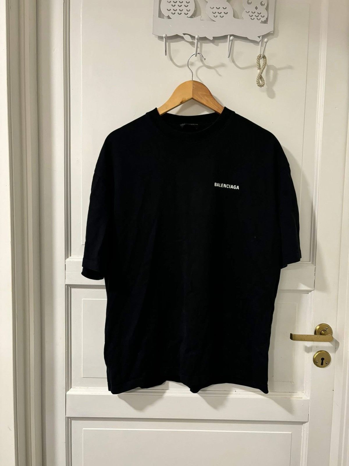 Balenciaga Back and front logo tee Size US L / EU 52-54 / 3 - 2 Thumbnail