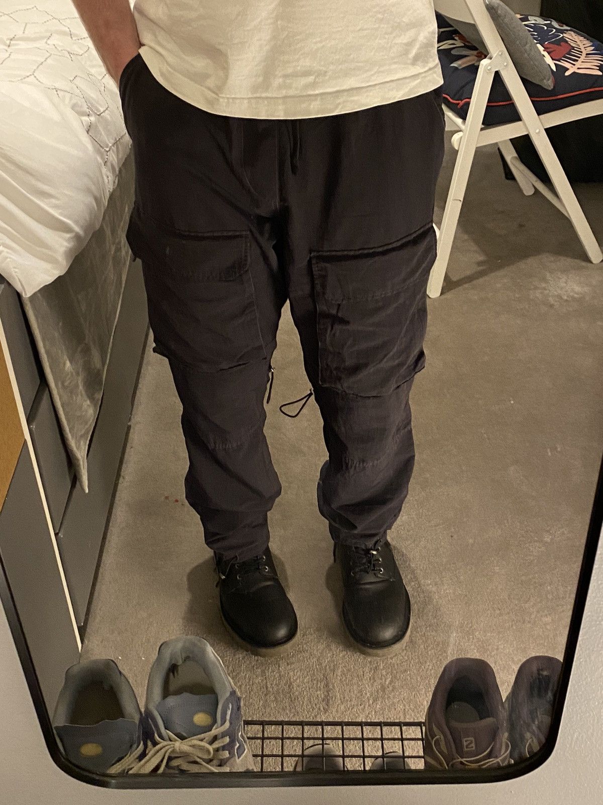 image of Reese Cooper Ss20 Nylon Cargo Pants in Black, Men's (Size 30)