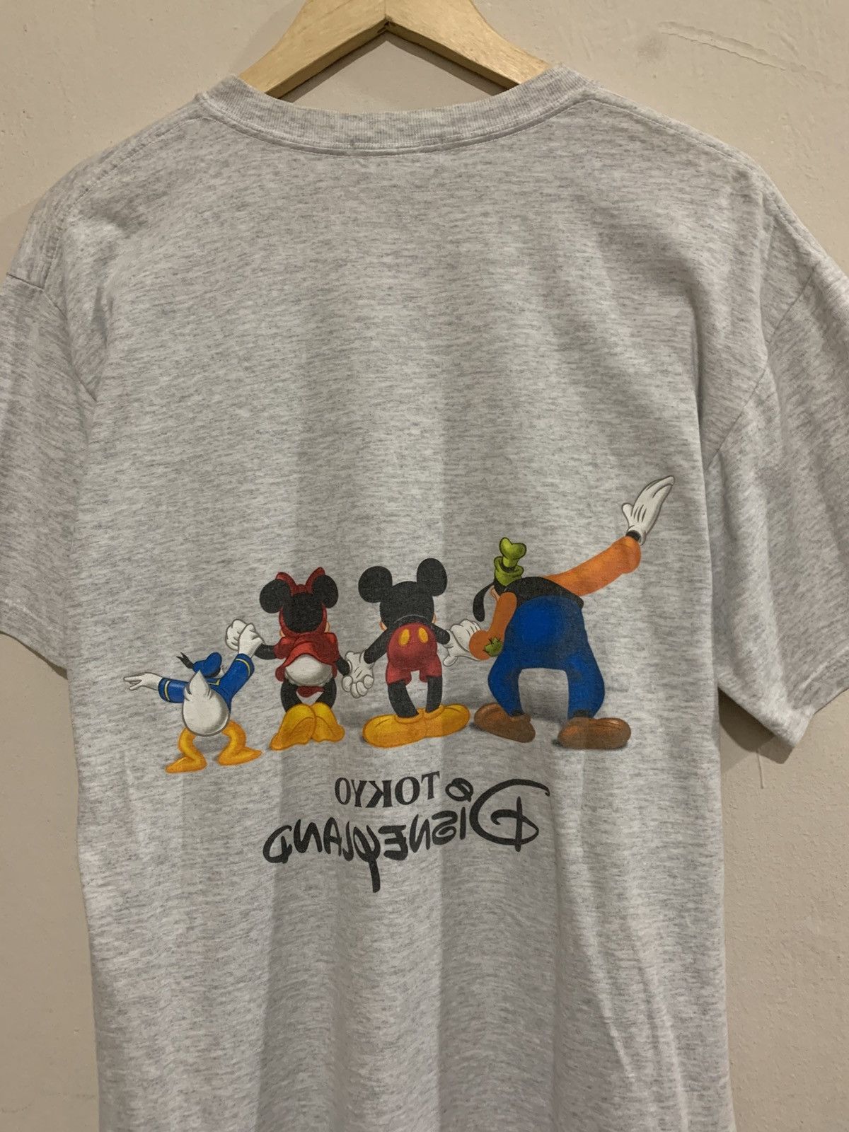 Vintage Vintage 90’s Mickey Minnie Miror Tee Shirt Size US L / EU 52-54 / 3 - 3 Thumbnail