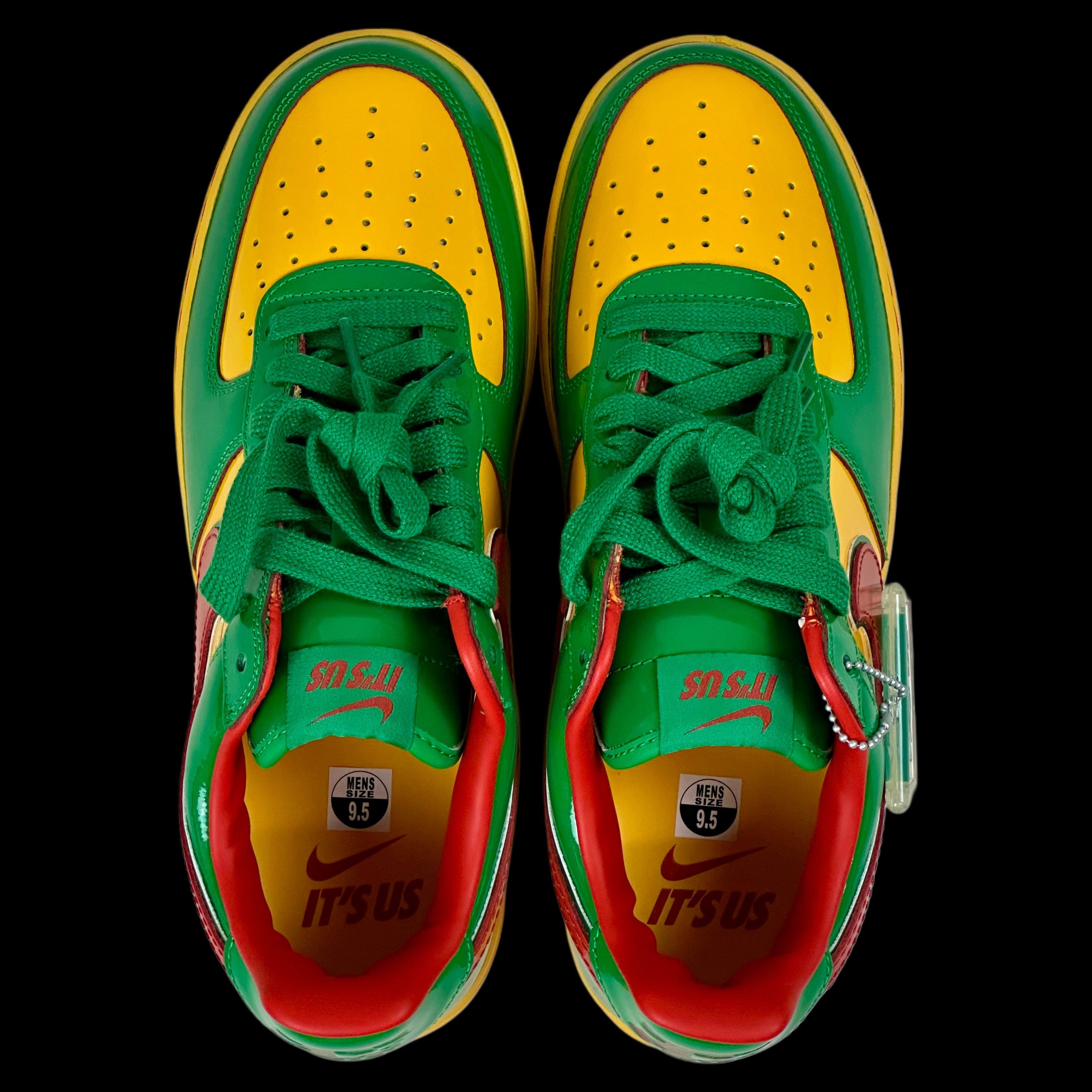 Lil Yachty × Nike 2025 lil yachty // nike air force 1 rasta lucky green bape Size US 9.5 / EU 42-43 - 8 Thumbnail
