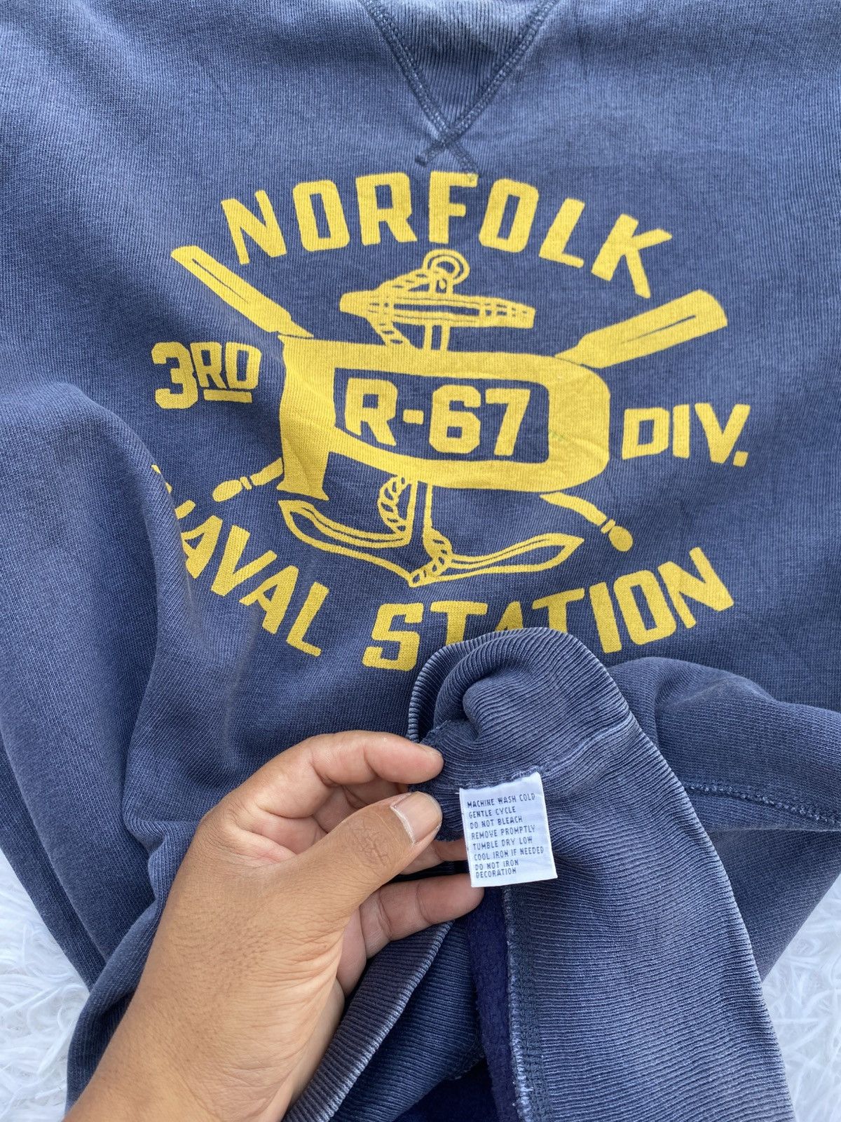 Polo Ralph Lauren Vintage Polo by Ralph Lauren Norfolk Naval Station Sweater Size US M / EU 48-50 / 2 - 13 Thumbnail