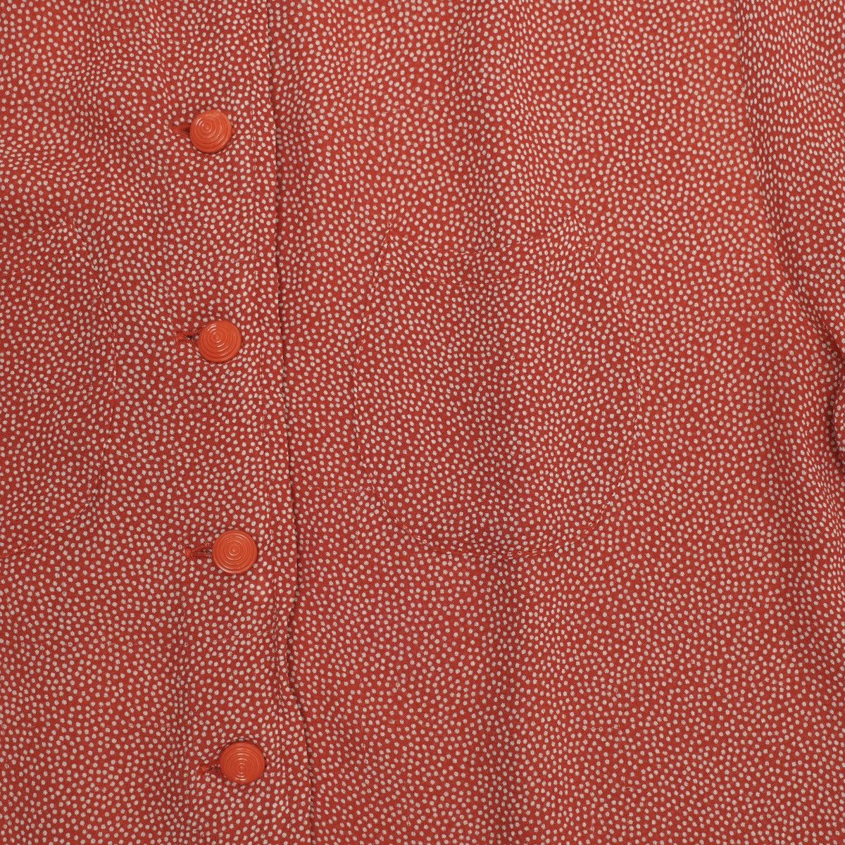 Yves Saint Laurent *NoTariff 90s Yves Saint Laurent Dot Pattern Womens Top Size M / US 6-8 / IT 42-44 - 3 Thumbnail