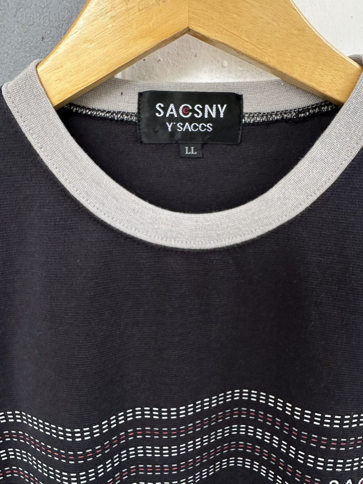 Yohji Yamamoto JAPANESE SACSNY Y’SACCS YOHJI YAMAMOTO TSHIRT Size US XL / EU 56 / 4 - 3 Thumbnail