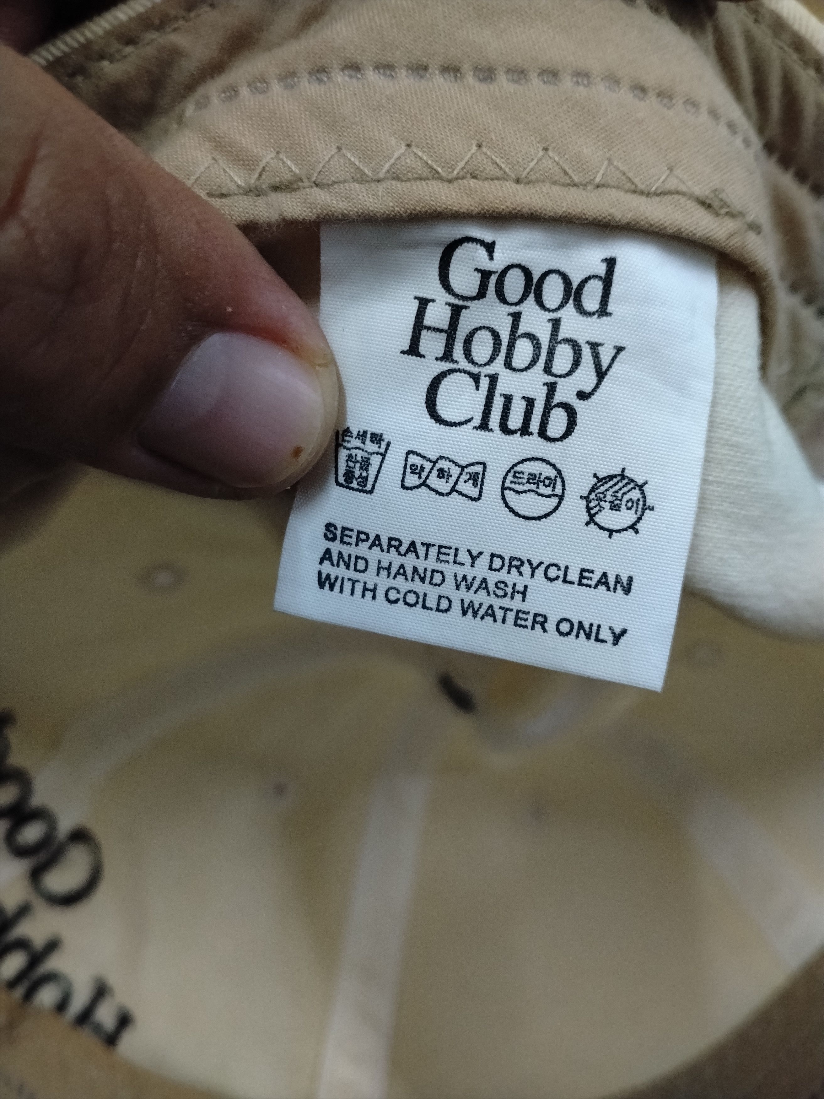 Other Good Hobby Club Dad Cap Minimal Normcore Vintage Aesthetic Size ONE SIZE - 6 Thumbnail