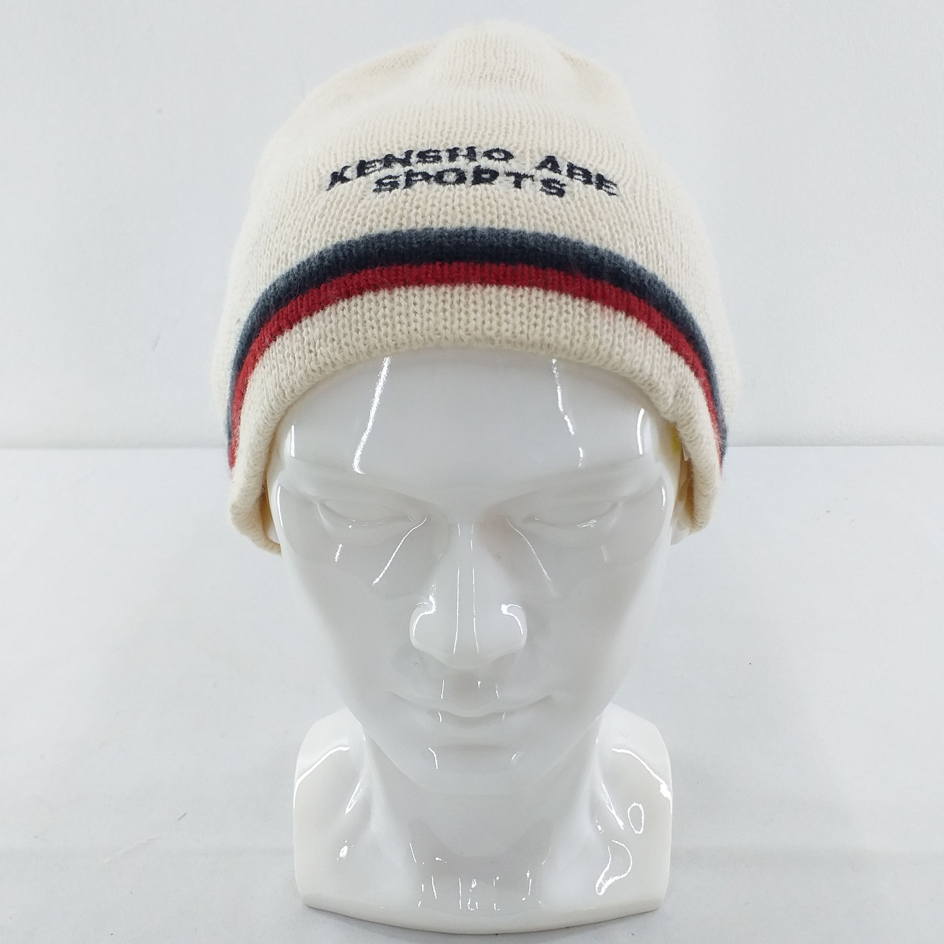 Japanese Brand Kensho Abe Sports Embroidery Snow Cap Hat Beanie BN167 Size ONE SIZE - 1 Thumbnail