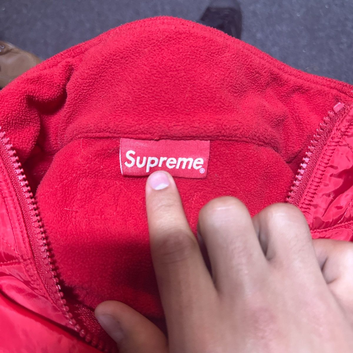 Supreme × Vintage Supreme Arc Logo Quilted Half Zip Size US M / EU 48-50 / 2 - 3 Thumbnail