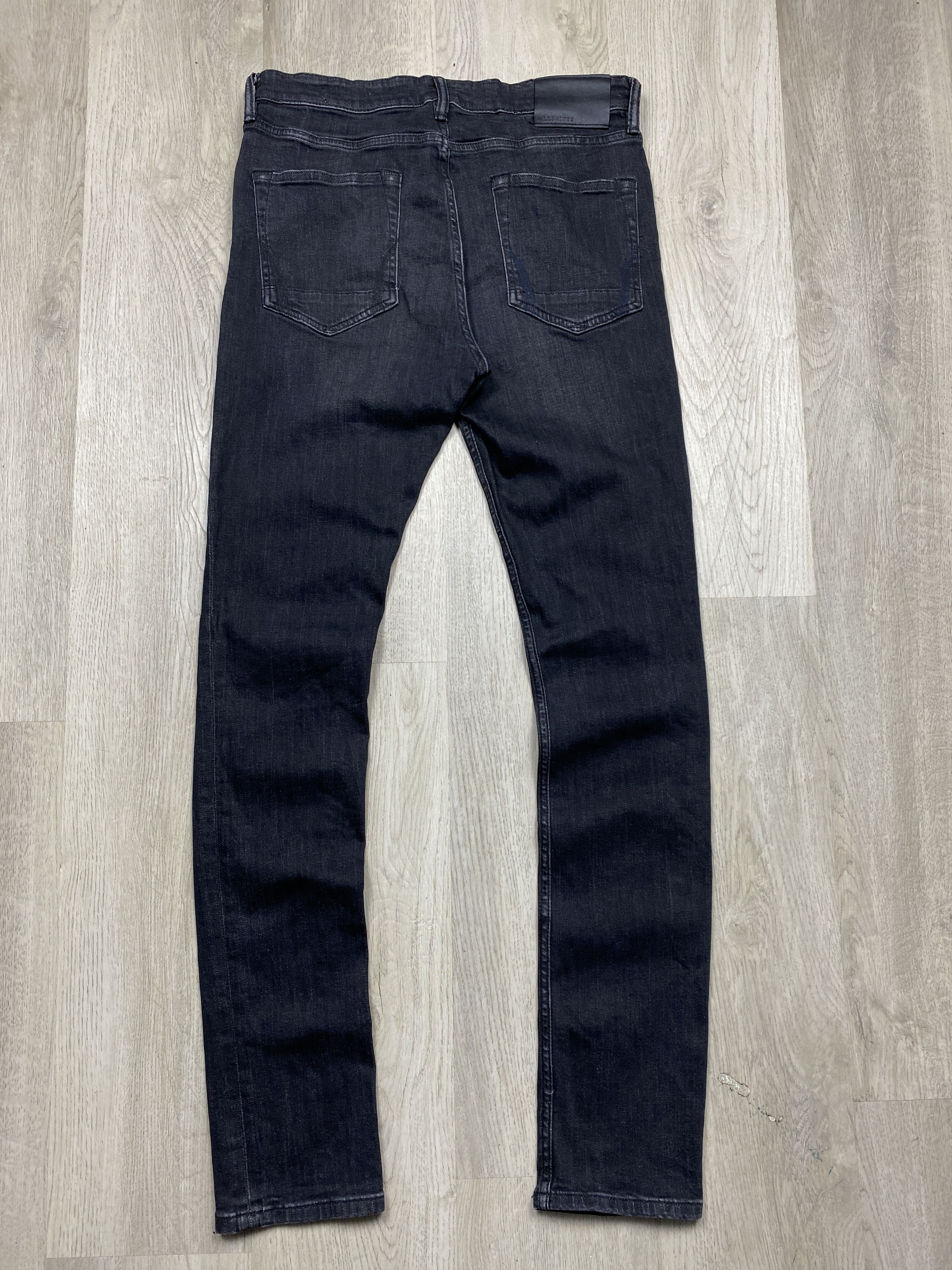Allsaints Allsaints Vintage Mens Grey Denim Pants Cigarette Jeans Size US 32 / EU 48 - 6 Thumbnail