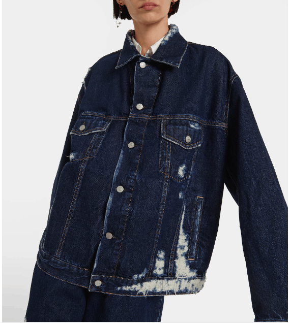 Acne Studios Acne Studios Distressed Denim Jacket Size S / US 4 / IT 40 - 2 Thumbnail