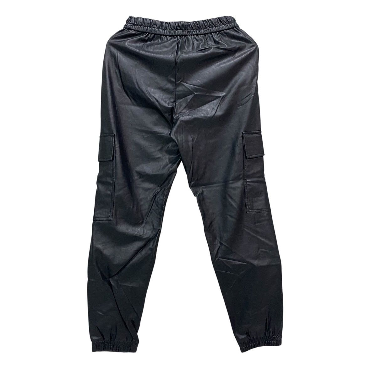 Zara Zara Faux Leather Cargo Crop Leg Pants Size US 28 / EU 44 - 2 Thumbnail