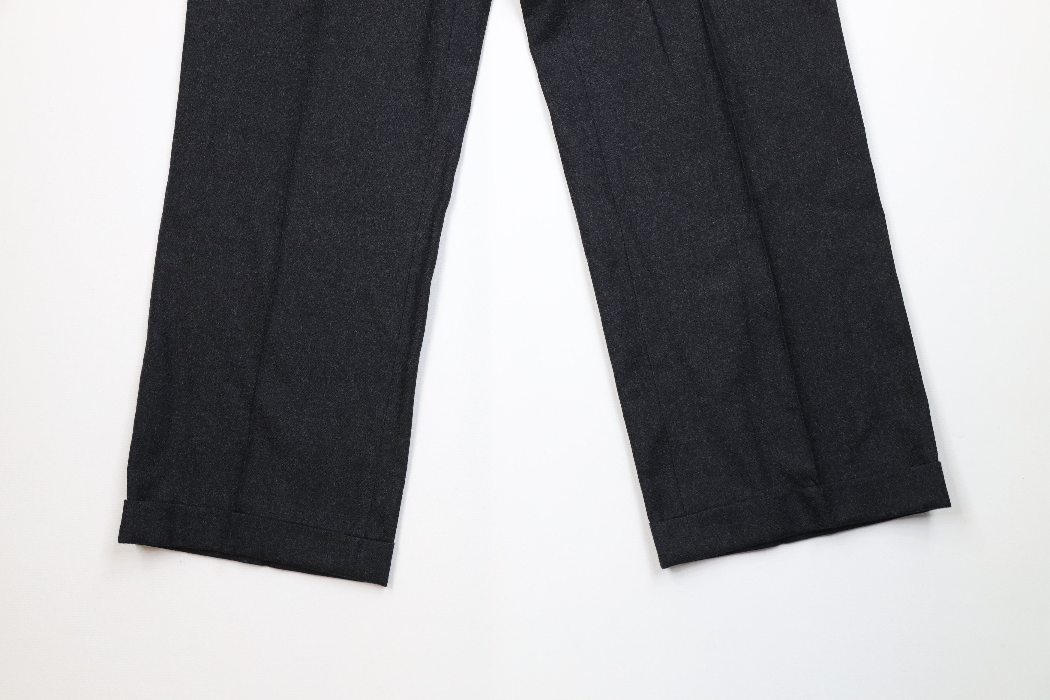 Vintage Vintage 90s Streetwear Wide Leg Chino Pants Charcoal Gray Size US 36 / EU 52 - 4 Thumbnail