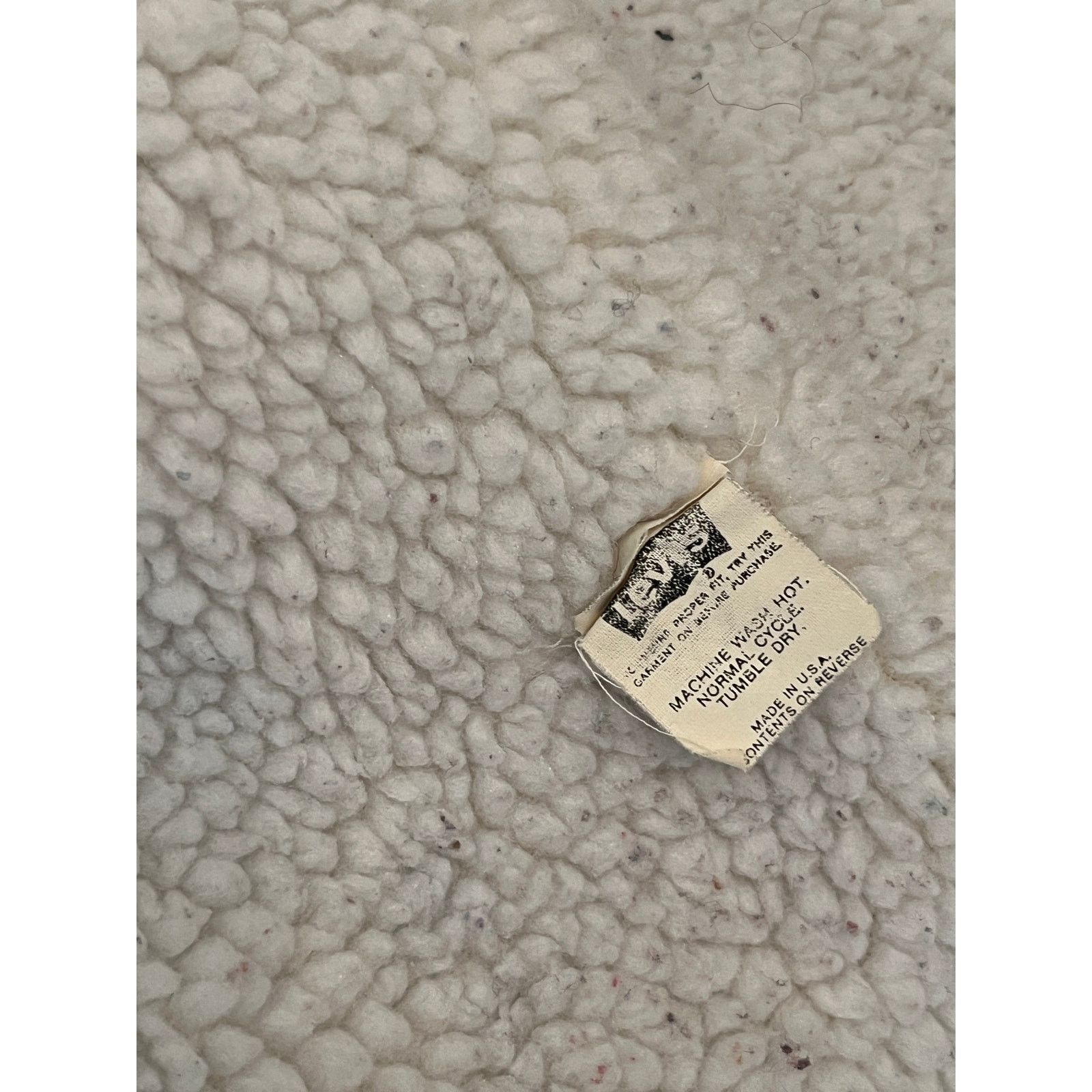 Levi's Vtg 1994 Levi's Sherpa Trucker Jacket XL Made in USA SF Size US XL / EU 56 / 4 - 5 Thumbnail