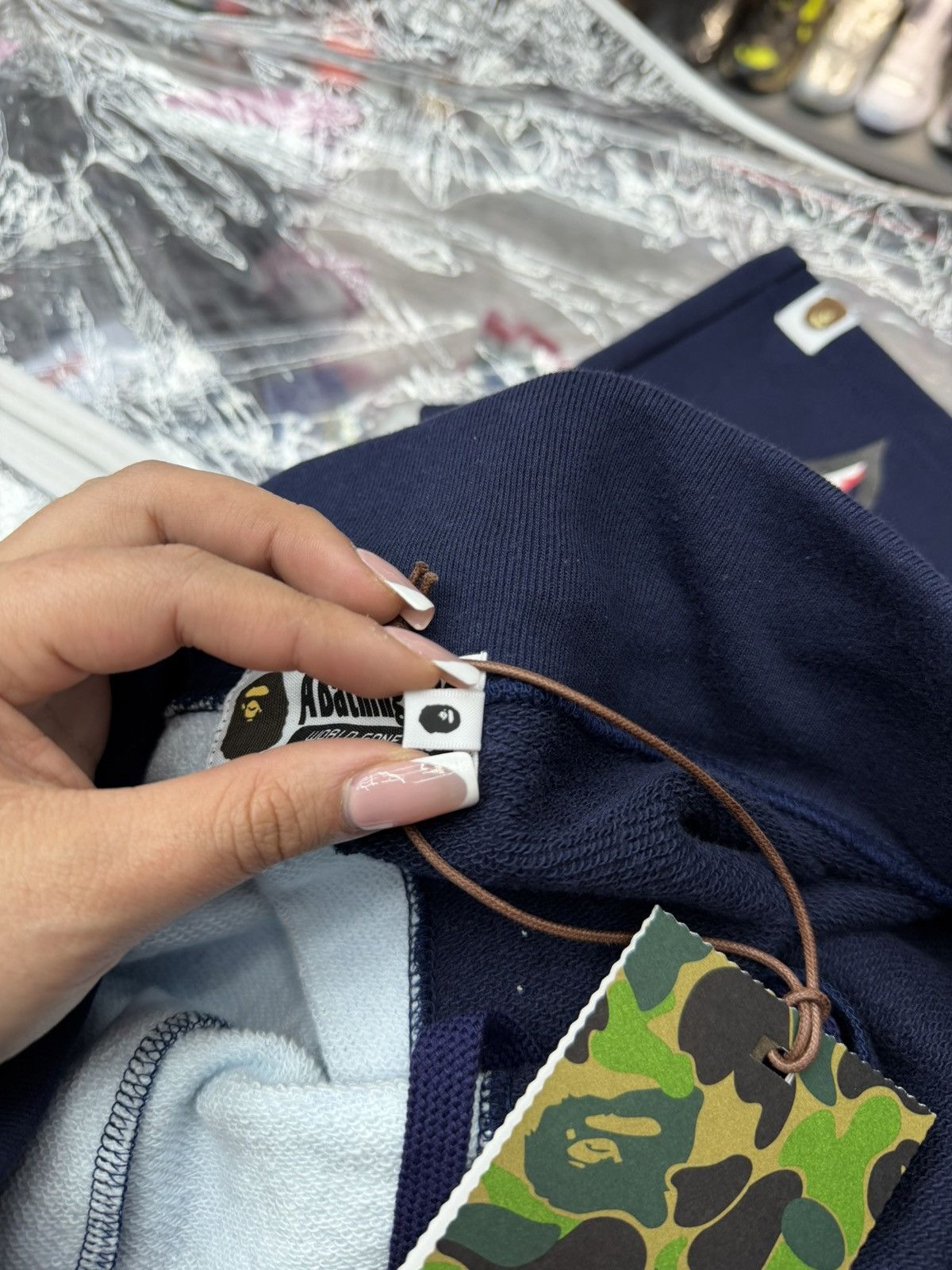 Bape Bape ABC Blue Camo Side Shark Shorts Size US 36 / EU 52 - 6 Thumbnail
