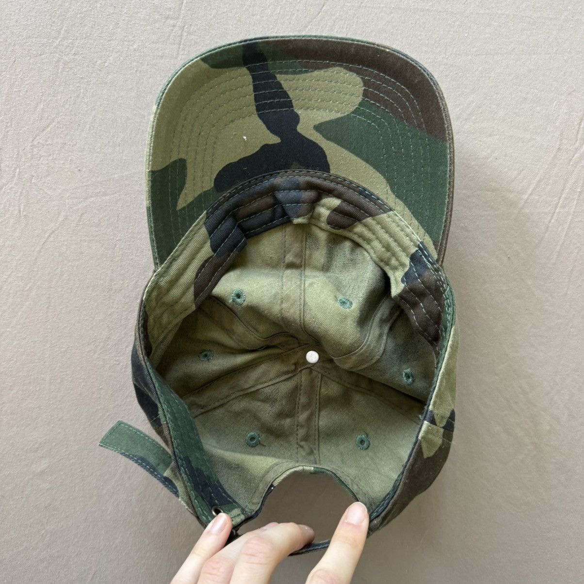 Other Grunge Y2K Rhinestone Star Patch Camo Baseball Cap Size ONE SIZE - 2 Thumbnail
