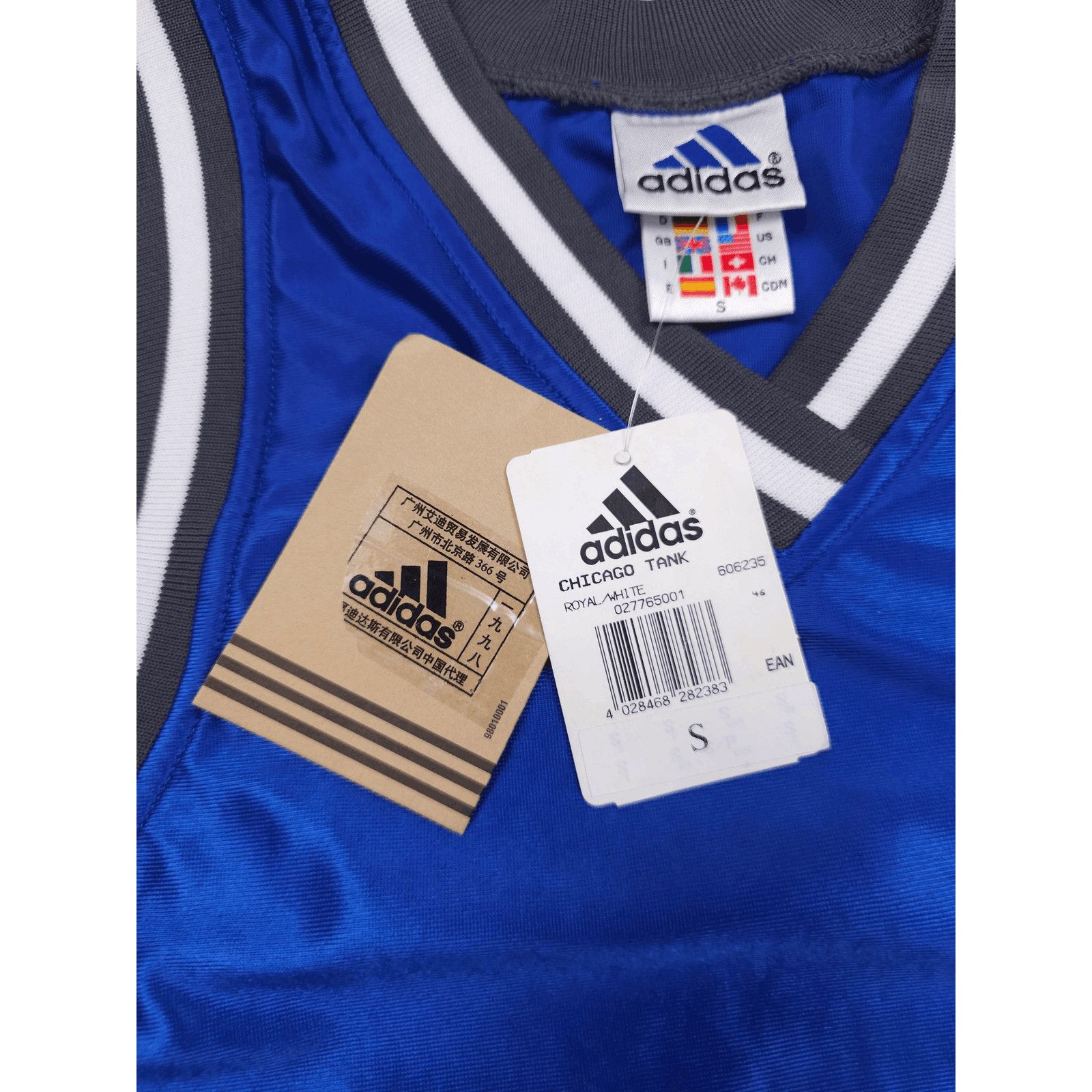 Adidas × NBA 💎 New With Tags Size S Blue Tank Top Sleeveless T-Shirt Size US S / EU 44-46 / 1 - 3 Thumbnail