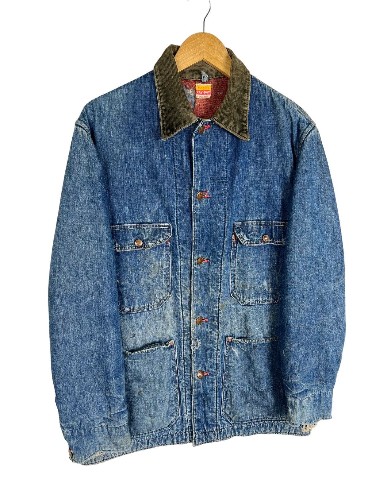 JCPenney 🔥 TRUE VINTAGE 1950s PAY DAY PENNY'S BLANKET CHORE JACKET Size US M / EU 48-50 / 2 - 10 Thumbnail