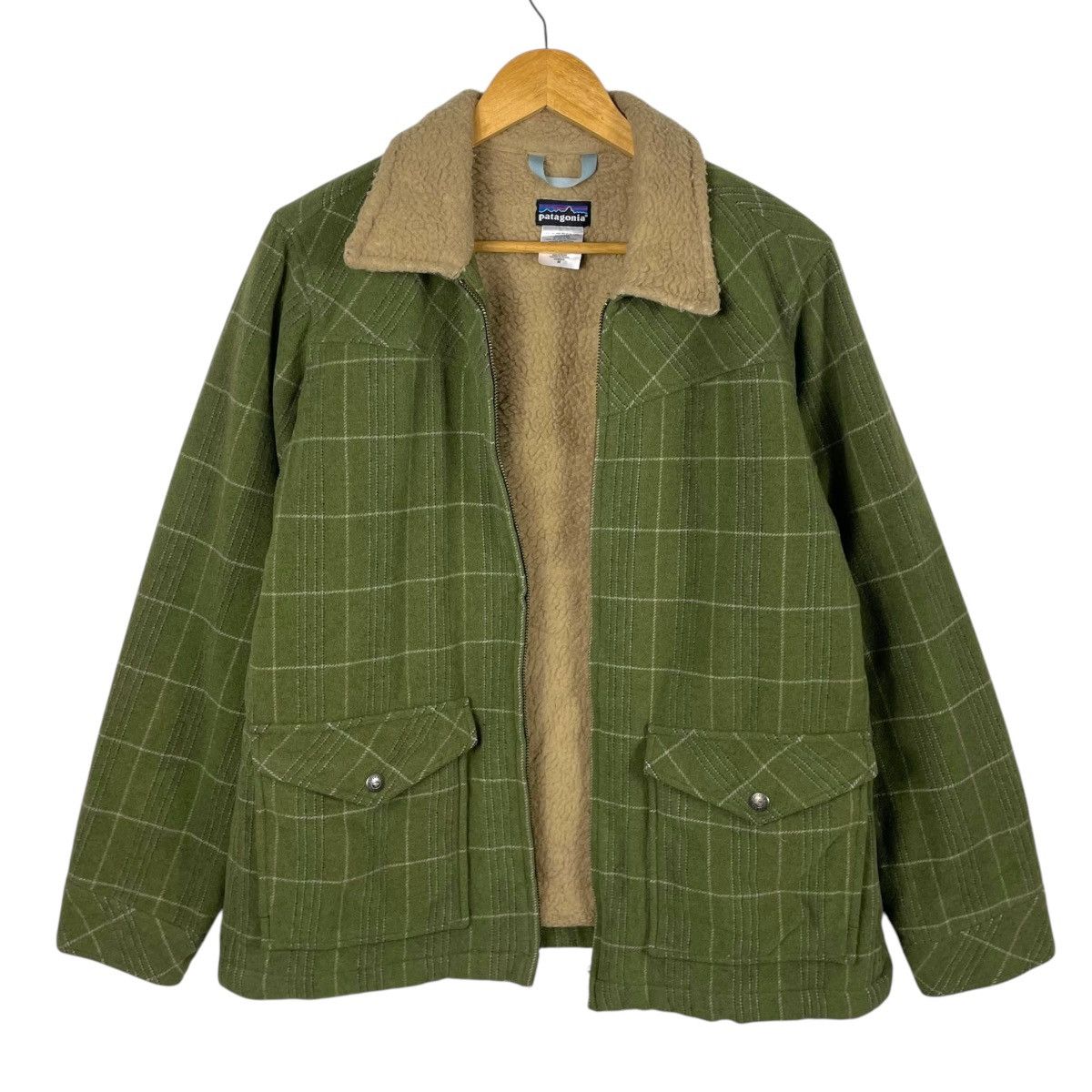 Patagonia 💥 PATAGONIA PLAID CHECKED ZIPPER WARM JACKET Size US M / EU 48-50 / 2 - 2 Thumbnail