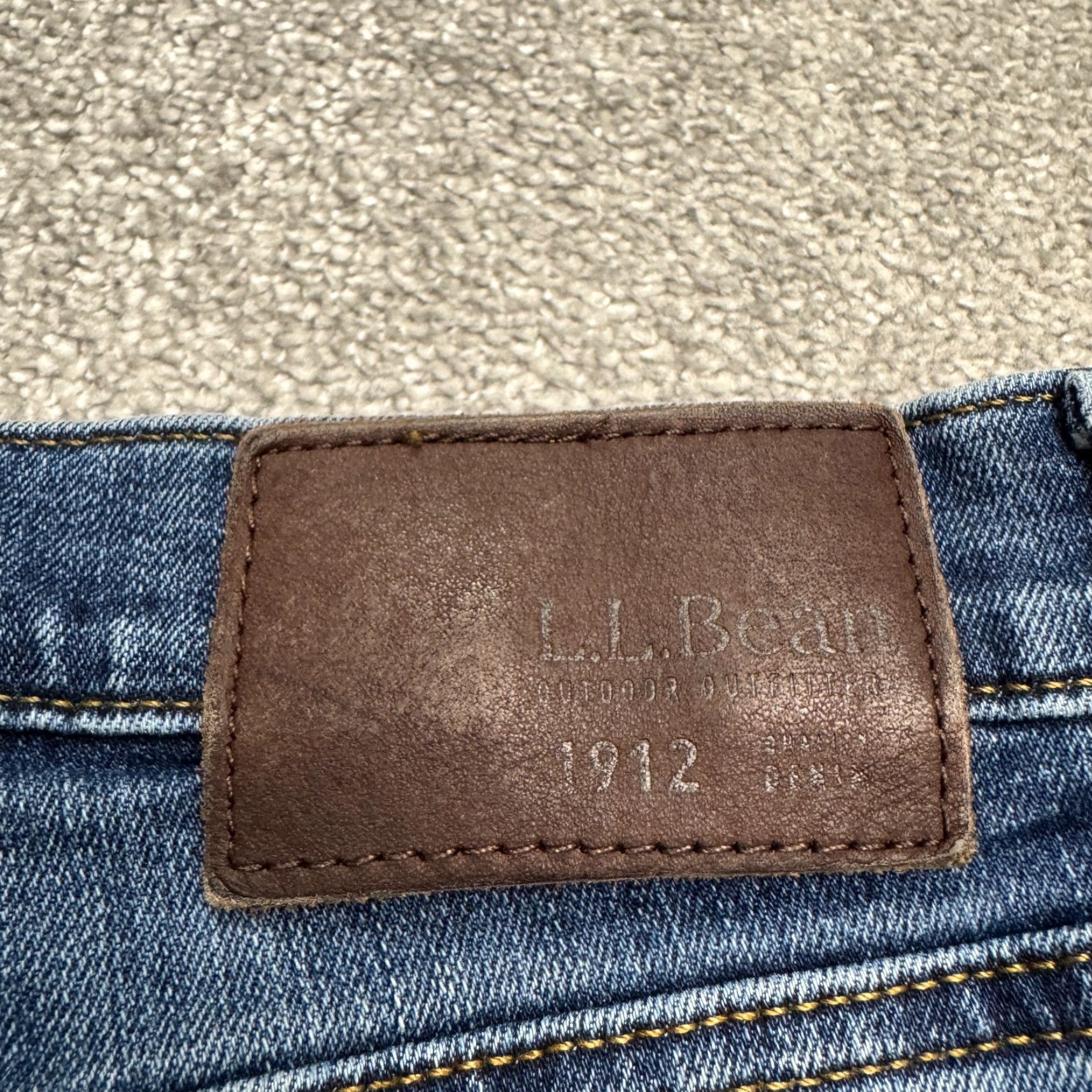 Vintage L.L. Bean Jeans Mens 40x28 Blue BeanFlex Classic Fit Denim Straight Leg Cotton Size US 40 / EU 56 - 5 Thumbnail