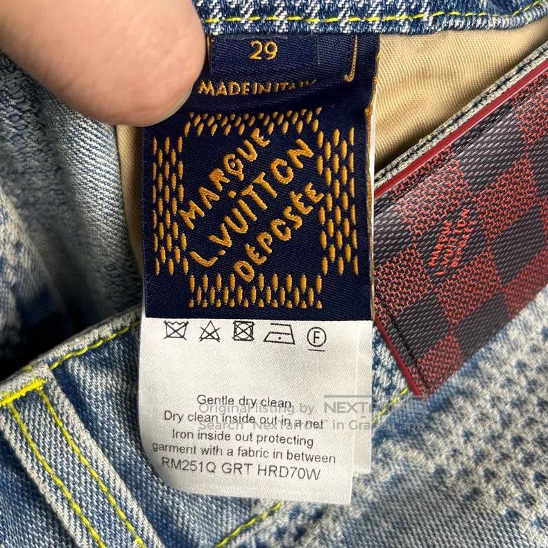 Louis Vuitton Louis Vuitton SS24 Checkerboard Chain Mini Flared Casual J Size US 29 - 5 Thumbnail