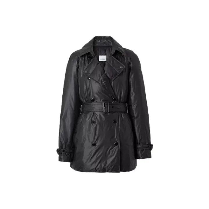 Burberry Burberry Double-Breasted Short Down Jacket 0079 Size S / US 4 / IT 40 - 1 Thumbnail