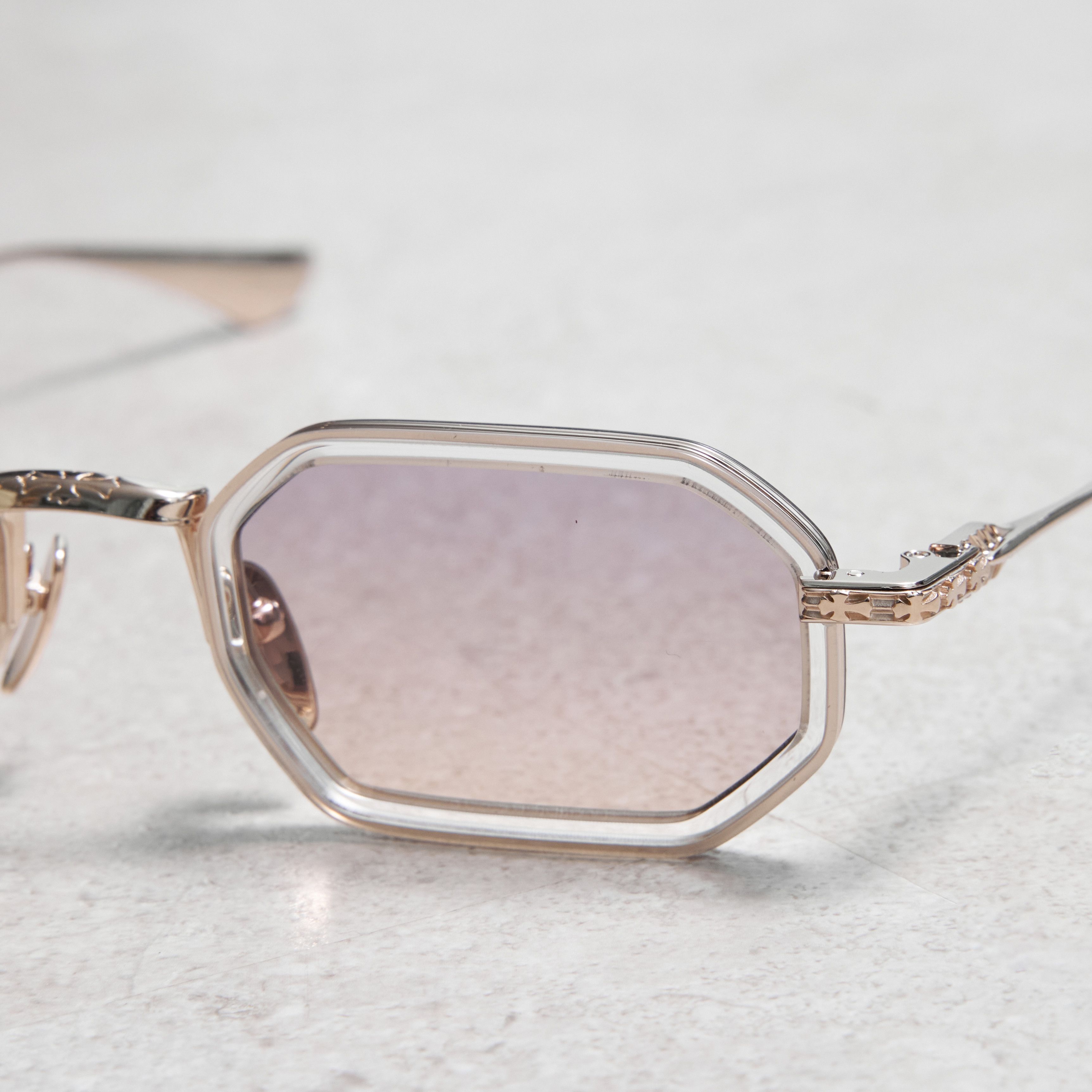 Chrome Hearts CHROME HEARTS STYLIDA CRYSTAL/GOLD PLATED SUN Size ONE SIZE - 2 Thumbnail