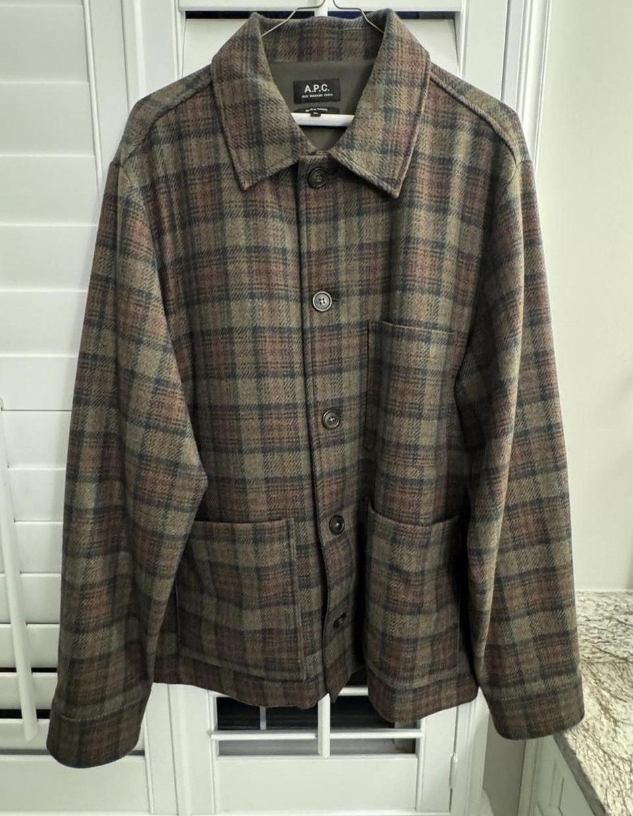 A.P.C. A.P.C Emile jacket size XL in brown Size US XL / EU 56 / 4 - 1 Thumbnail