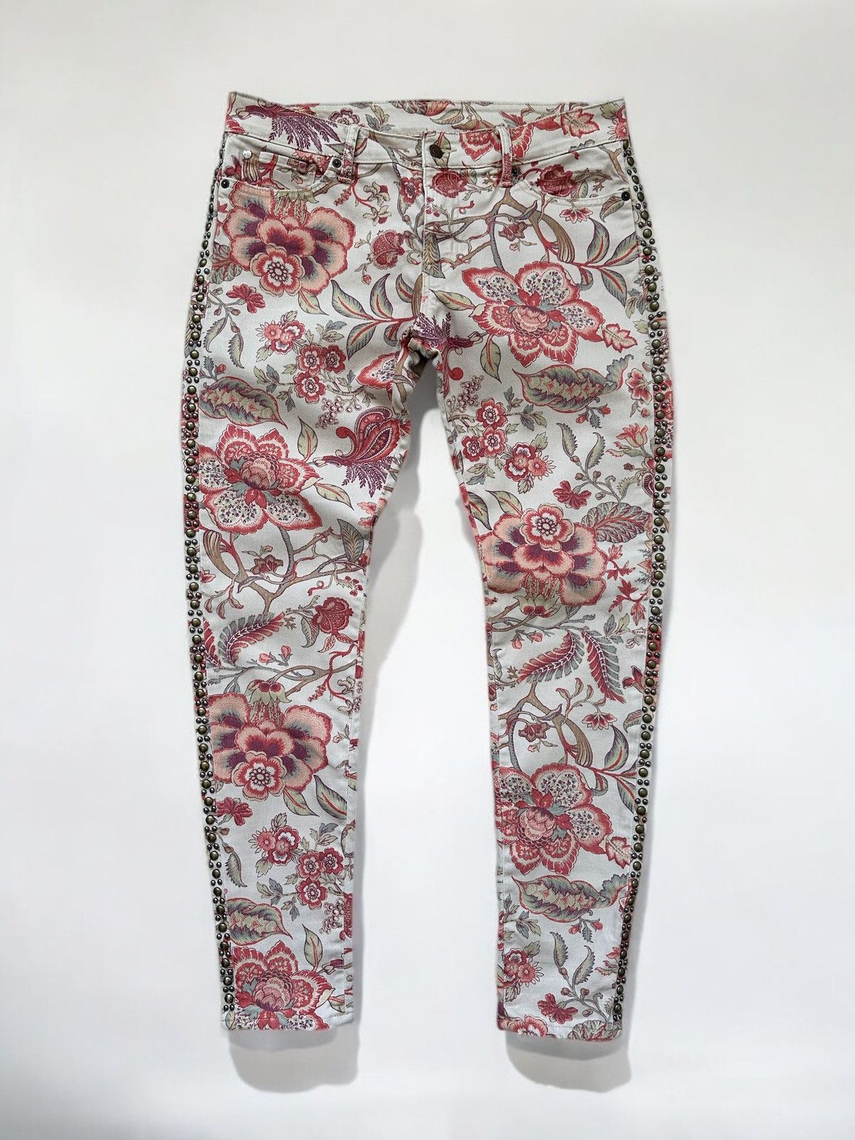 Denim & Supply Ralph Lauren Denim & Supply Ralph Lauren Floral Flowers Skinny Jeans Size 31" - 1 Thumbnail