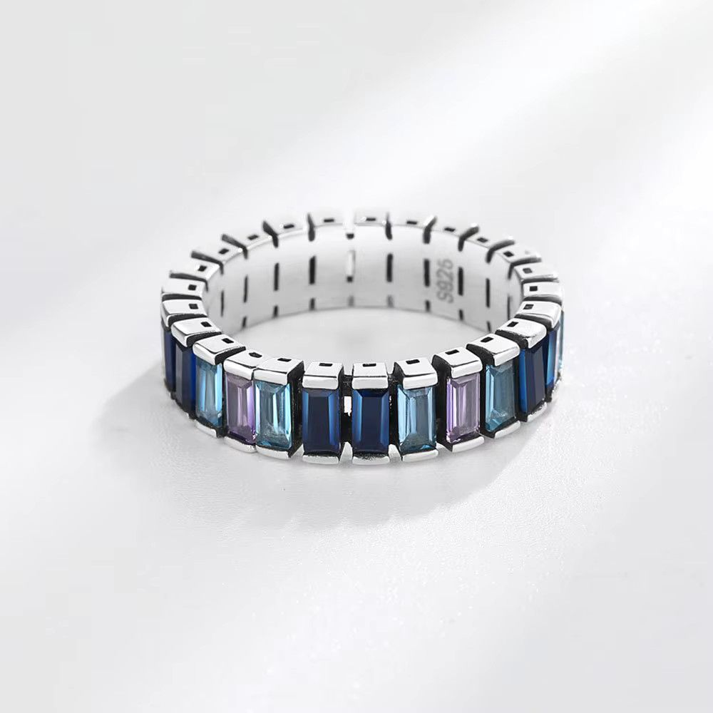 Jewelry Colorful Shiny CZ Zircon Star Retro Ring Size ONE SIZE - 3 Thumbnail