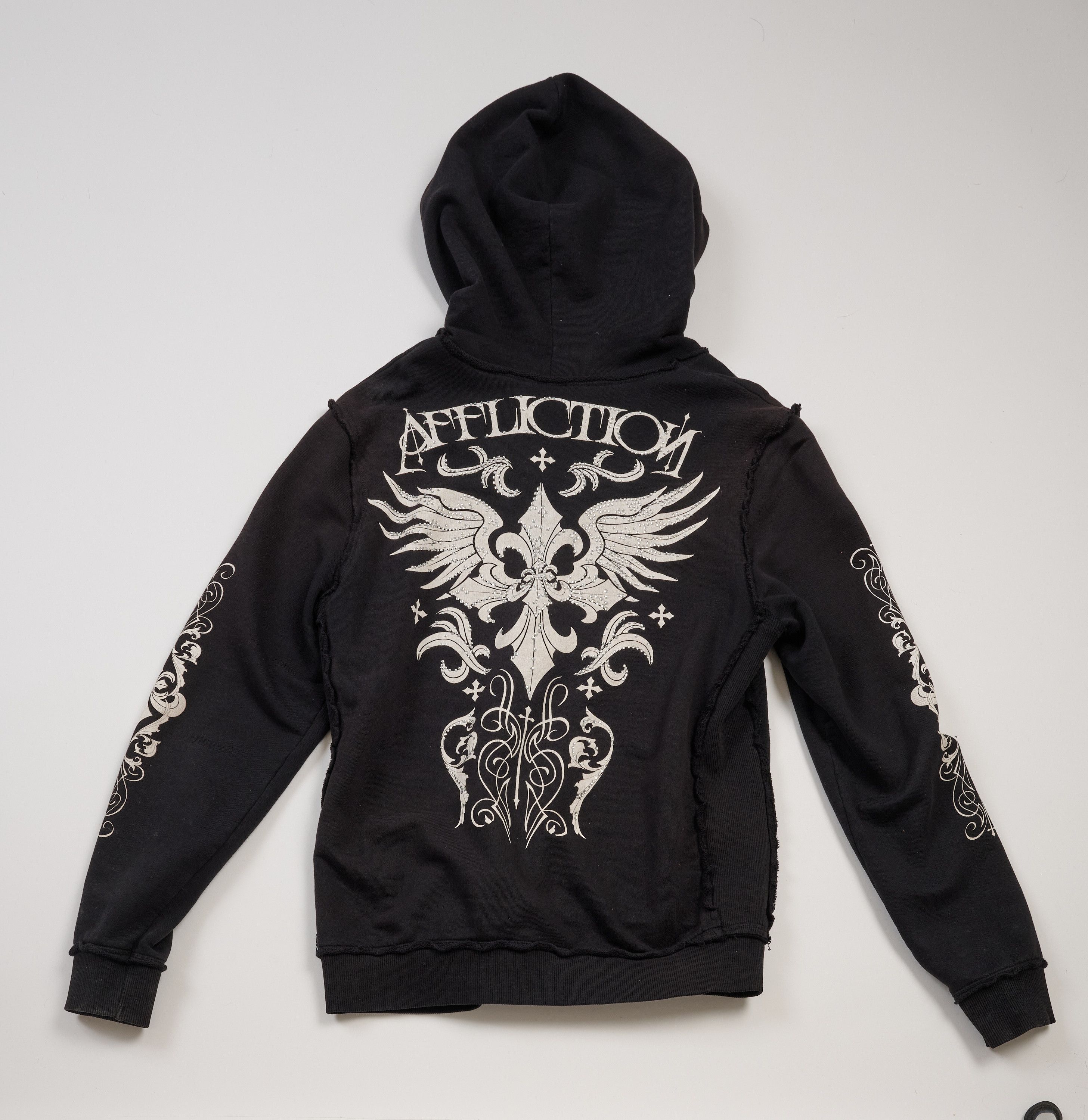 Affliction Affliction Zip Hoodie — Black Cross Graphics Size US L / EU 52-54 / 3 - 2 Thumbnail