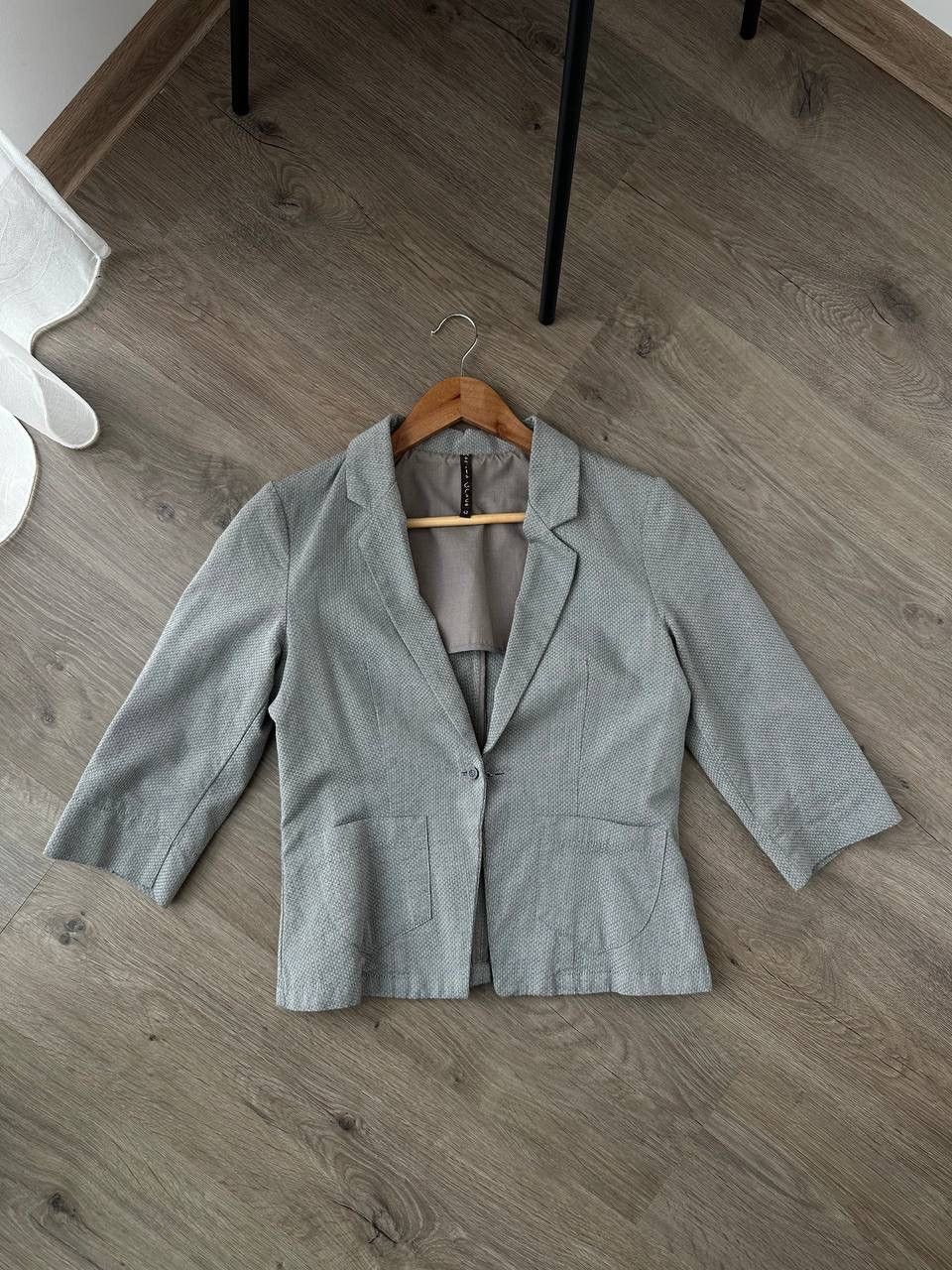 Japanese Brand × Vintage Vintage Japanese Manila Grace Gray Light Blazer Size S / US 4 / IT 40 - 2 Thumbnail