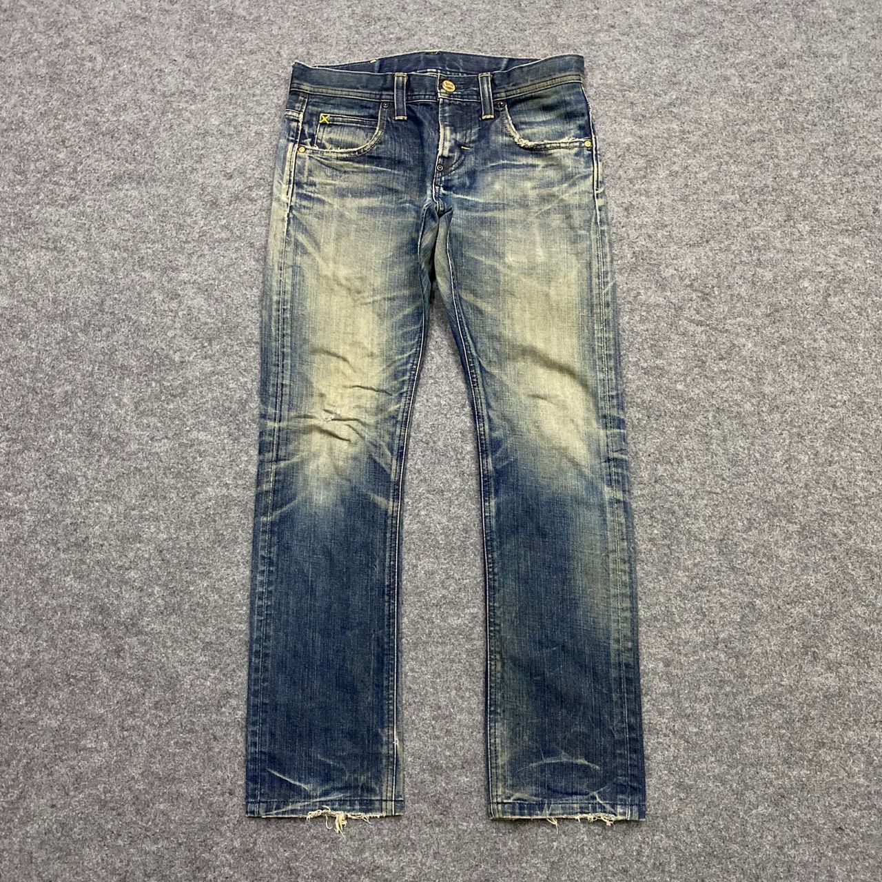 If Six Was Nine 💥Best Offer💥Vintage Lee Riders Distressed Denim Size US 32 / EU 48 - 1 Thumbnail