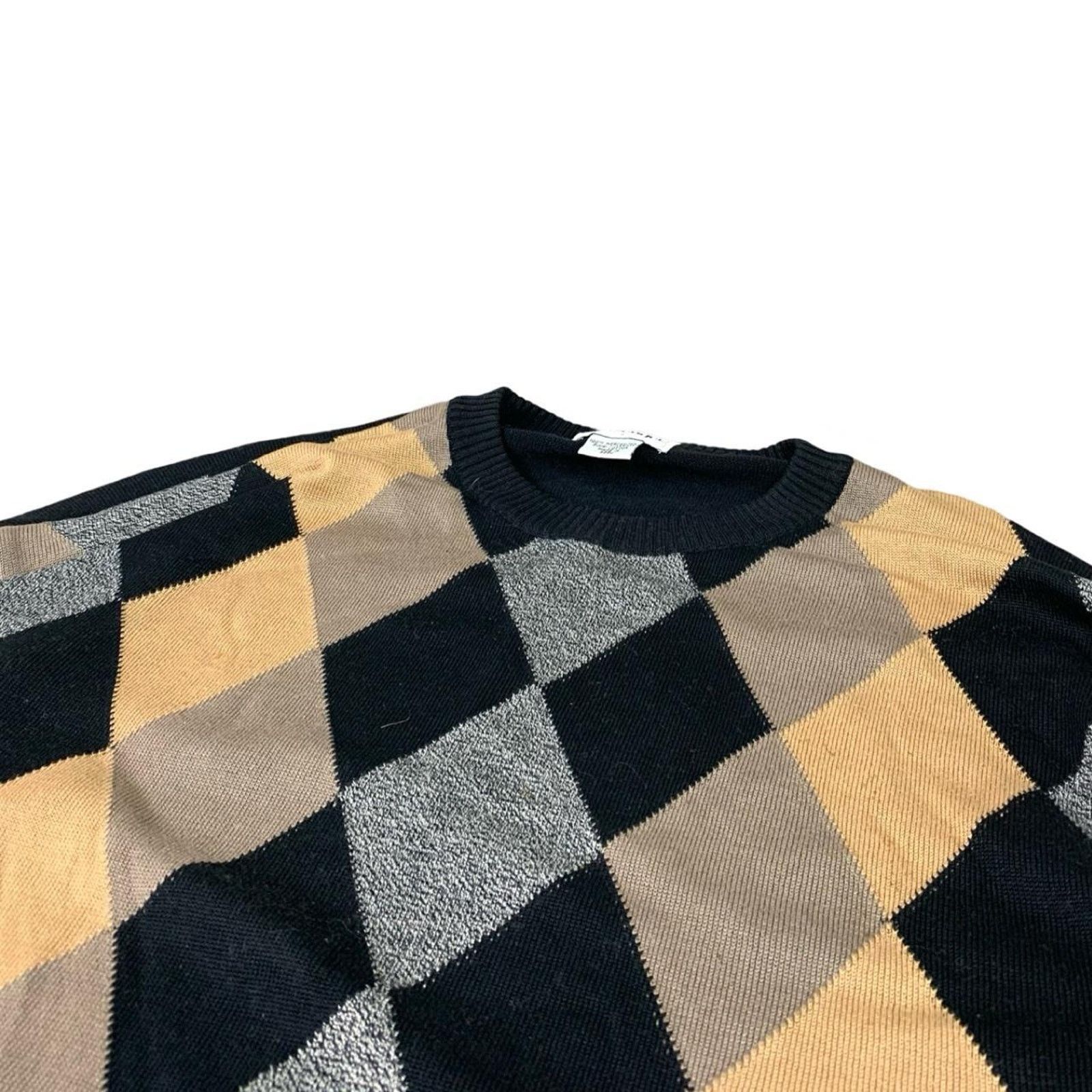Vintage Vintage Slazenger Argyle Knit Golfers Sweater Size US L / EU 52-54 / 3 - 2 Thumbnail