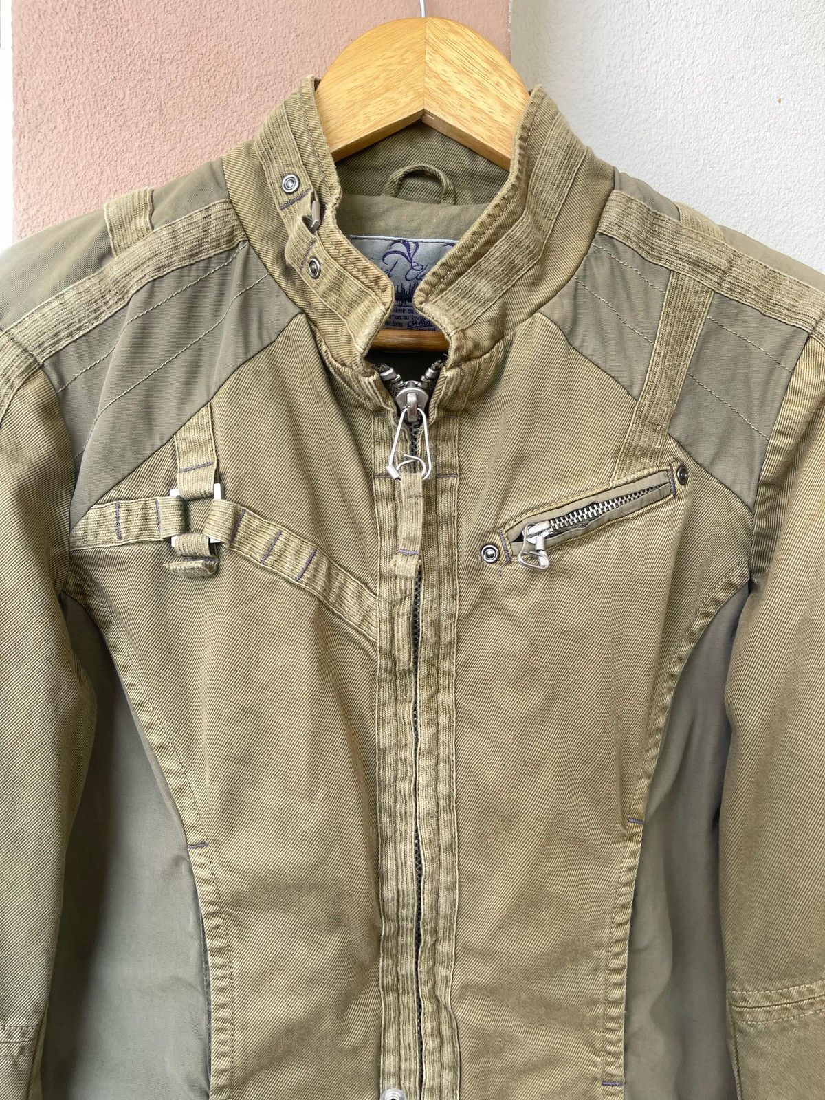 Designer × Diesel × Vintage Spring Summer Wind Diesel Parachute Jacket Size M / US 6-8 / IT 42-44 - 5 Thumbnail