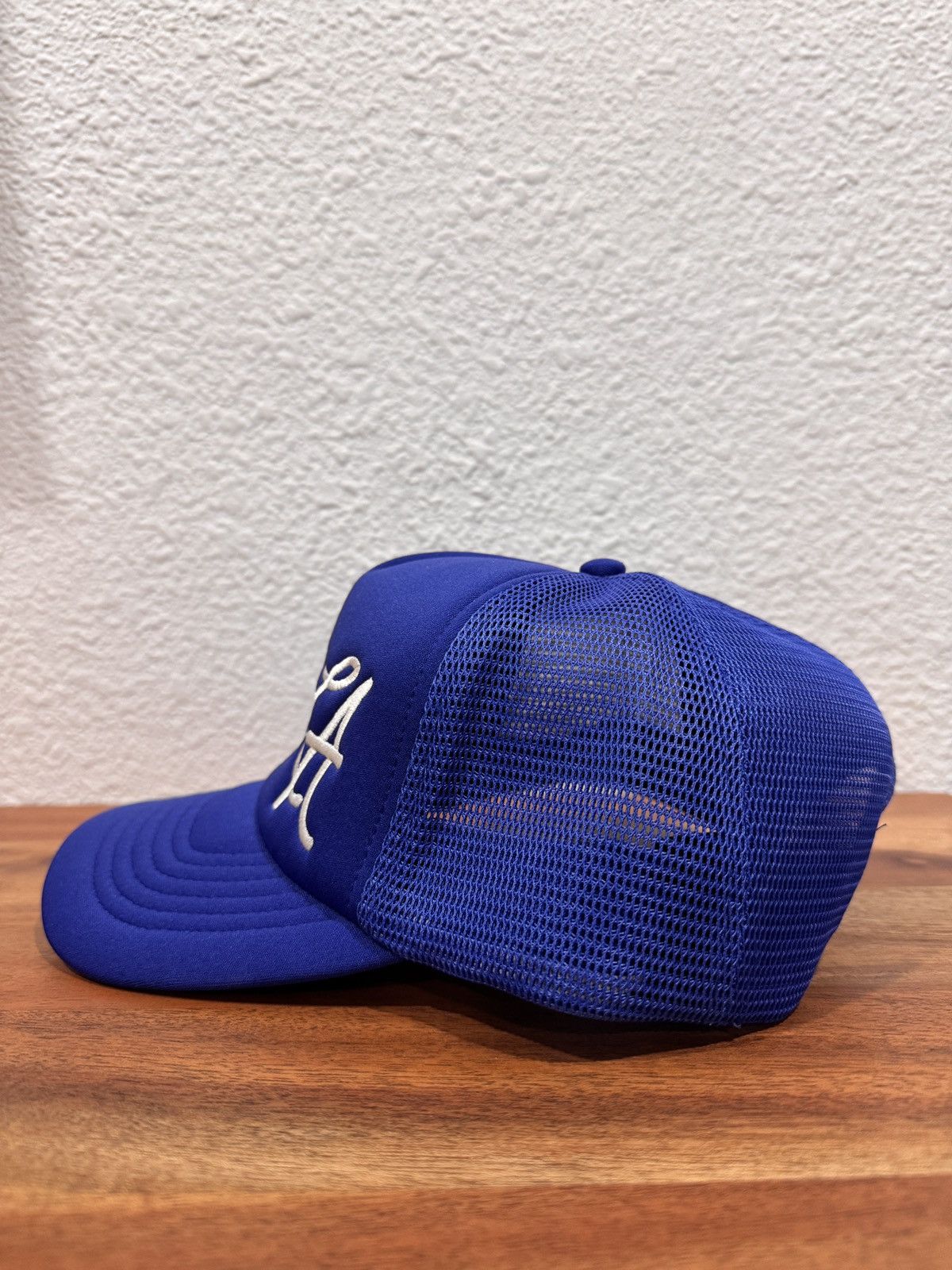 Stussy Vintage Stussy Japan LA script SnapBack Trucker Hat Size ONE SIZE - 4 Thumbnail