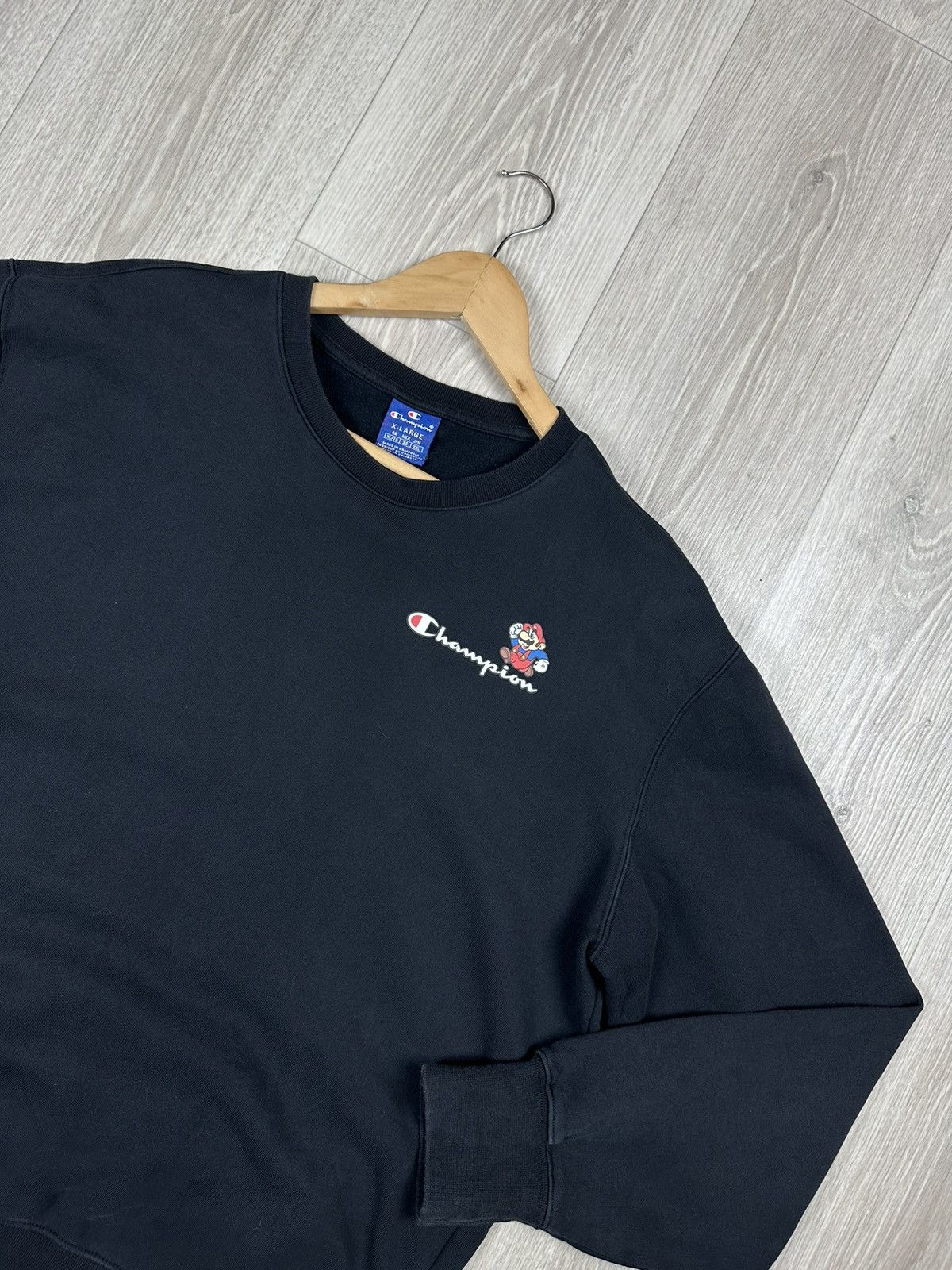 Champion × Vintage Champion X Super Mario Bros Reverse Wave Sweatshirt Size US XL / EU 56 / 4 - 2 Thumbnail