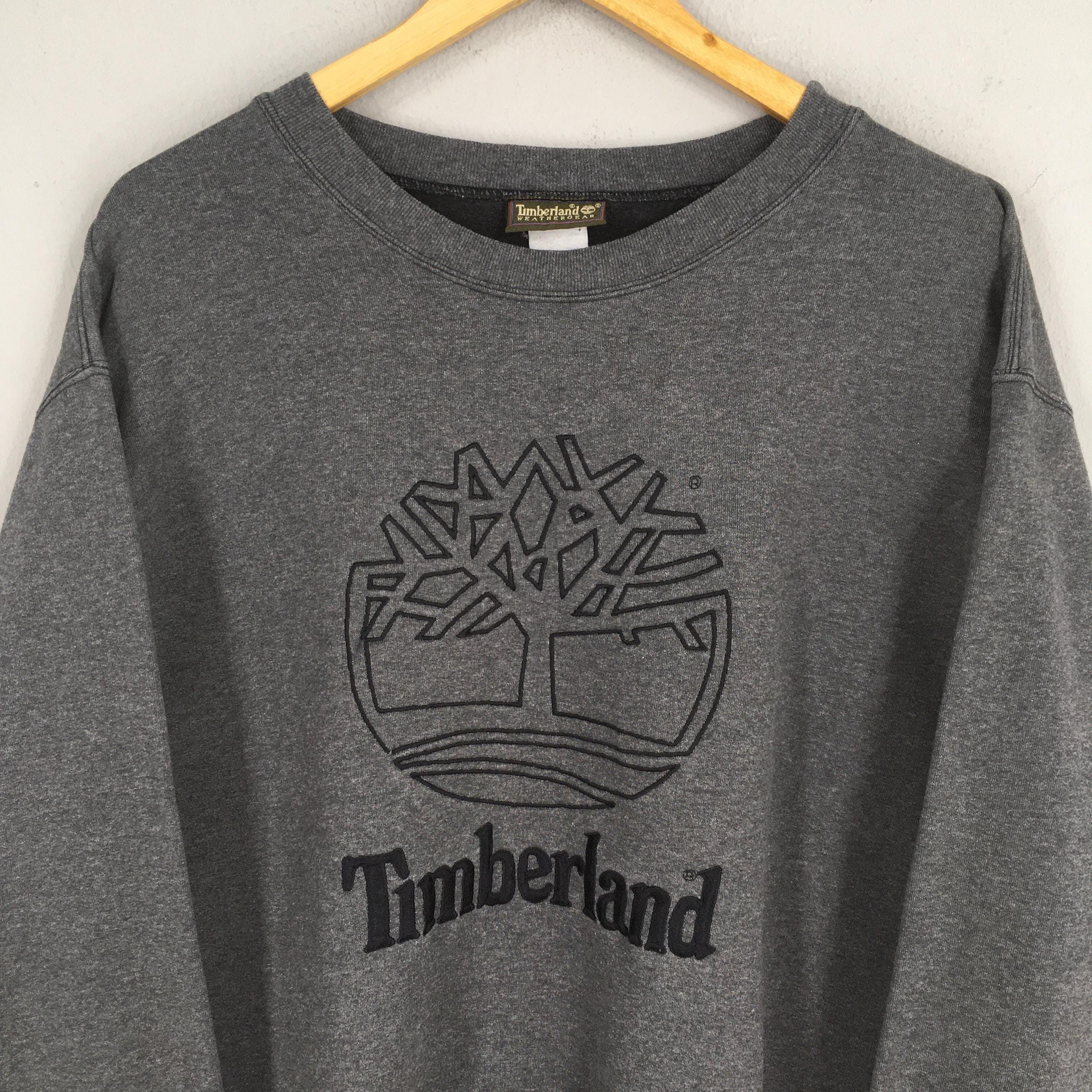 Timberland Vintage 90s Timberland Weathergear Gray Sweatshirt Large Size US L / EU 52-54 / 3 - 2 Thumbnail