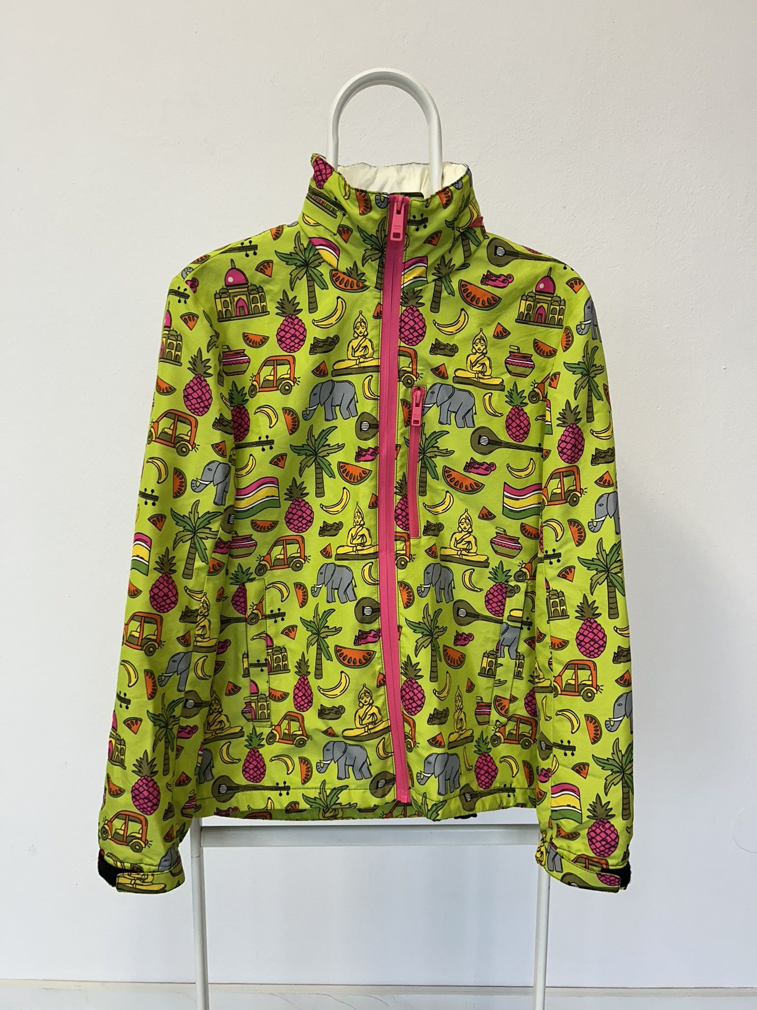 Prada SS2017 runway prada taffeta print silk jacket Size XS / US 0-2 / IT 36-38 - 2 Thumbnail