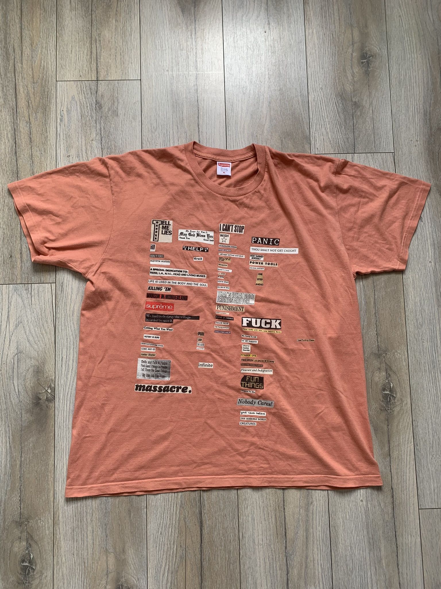 Supreme Cutouts Tee Grailed