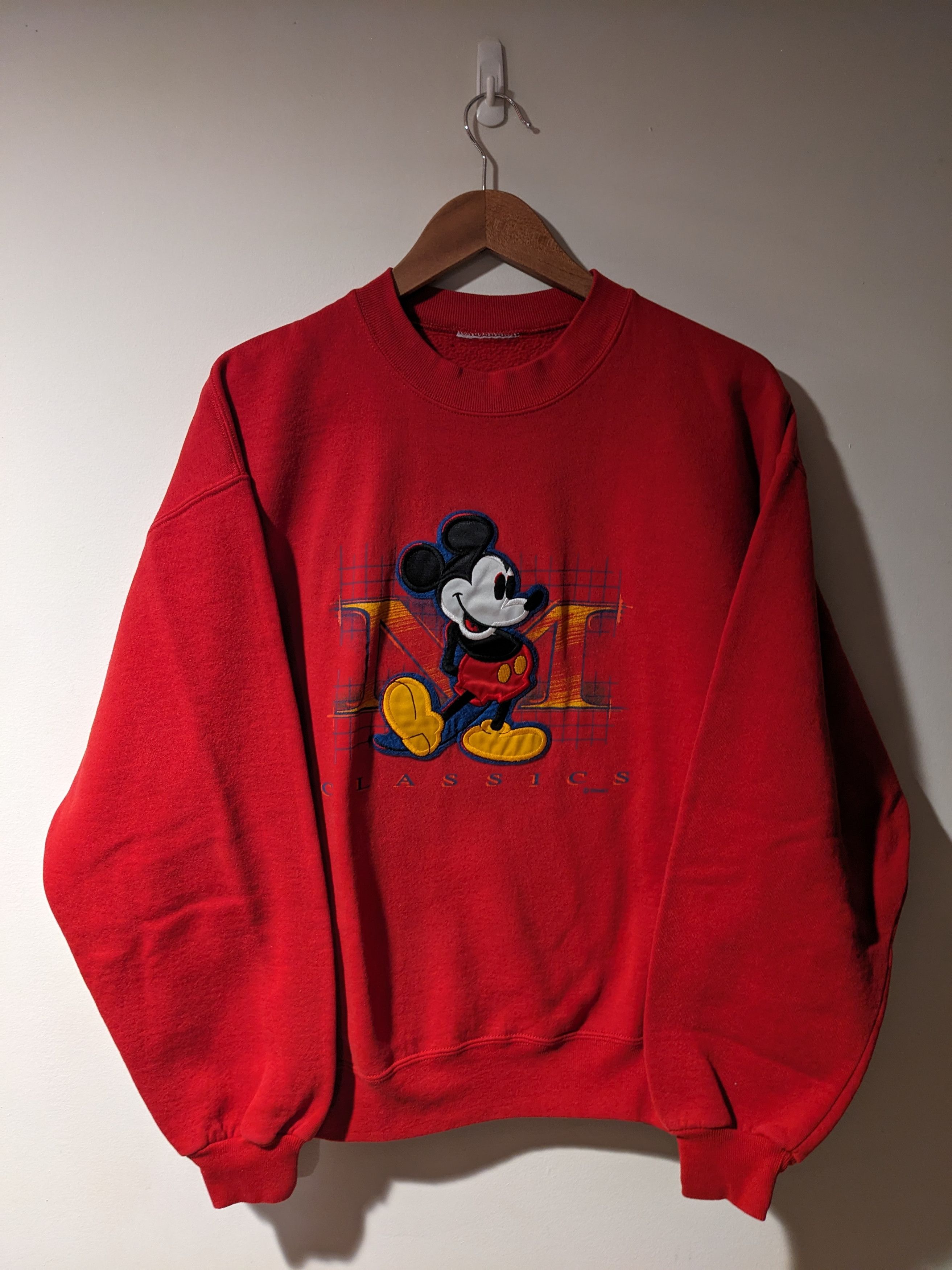 Disney × Vintage Vintage 90s Mickey Mouse Classic Disney World Sweatshirt Size US M / EU 48-50 / 2 - 1 Thumbnail