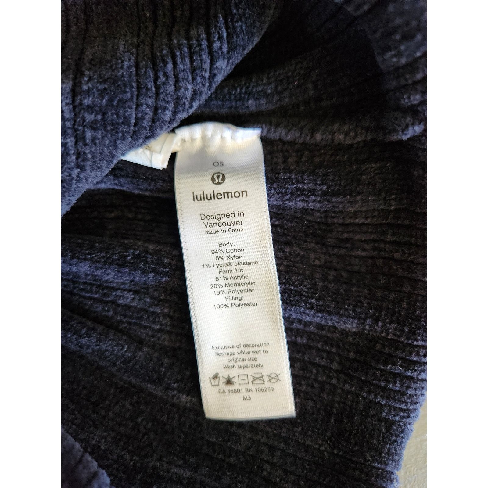 Lululemon Lululemon Women's Fuzzy Knot Beanie One Size Size ONE SIZE - 2 Thumbnail