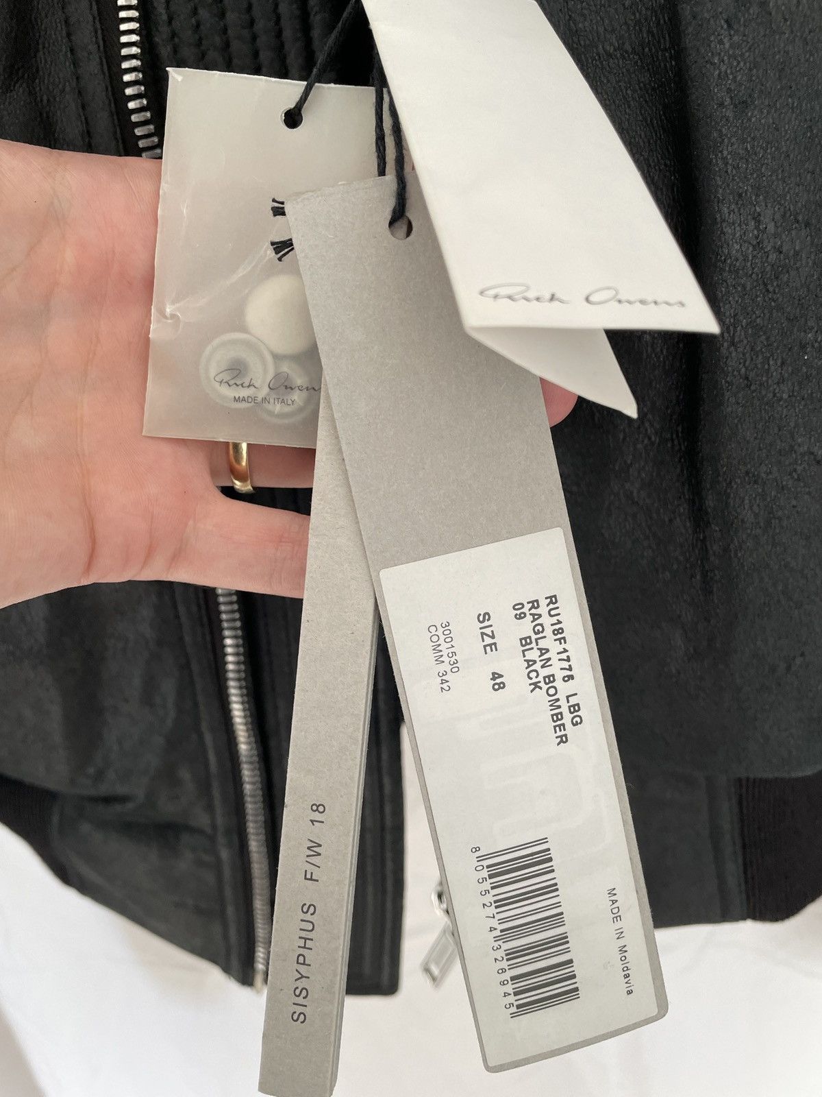 Rick Owens Rick Owens Sisyphus Lambskin Bomber Jacket Size US M / EU 48-50 / 2 - 8 Thumbnail